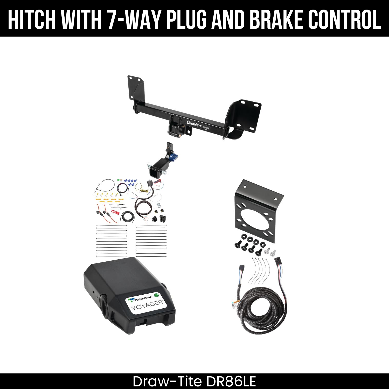 Trailer Hitch , 7-Way , Tekonsha Voyager Brake Control