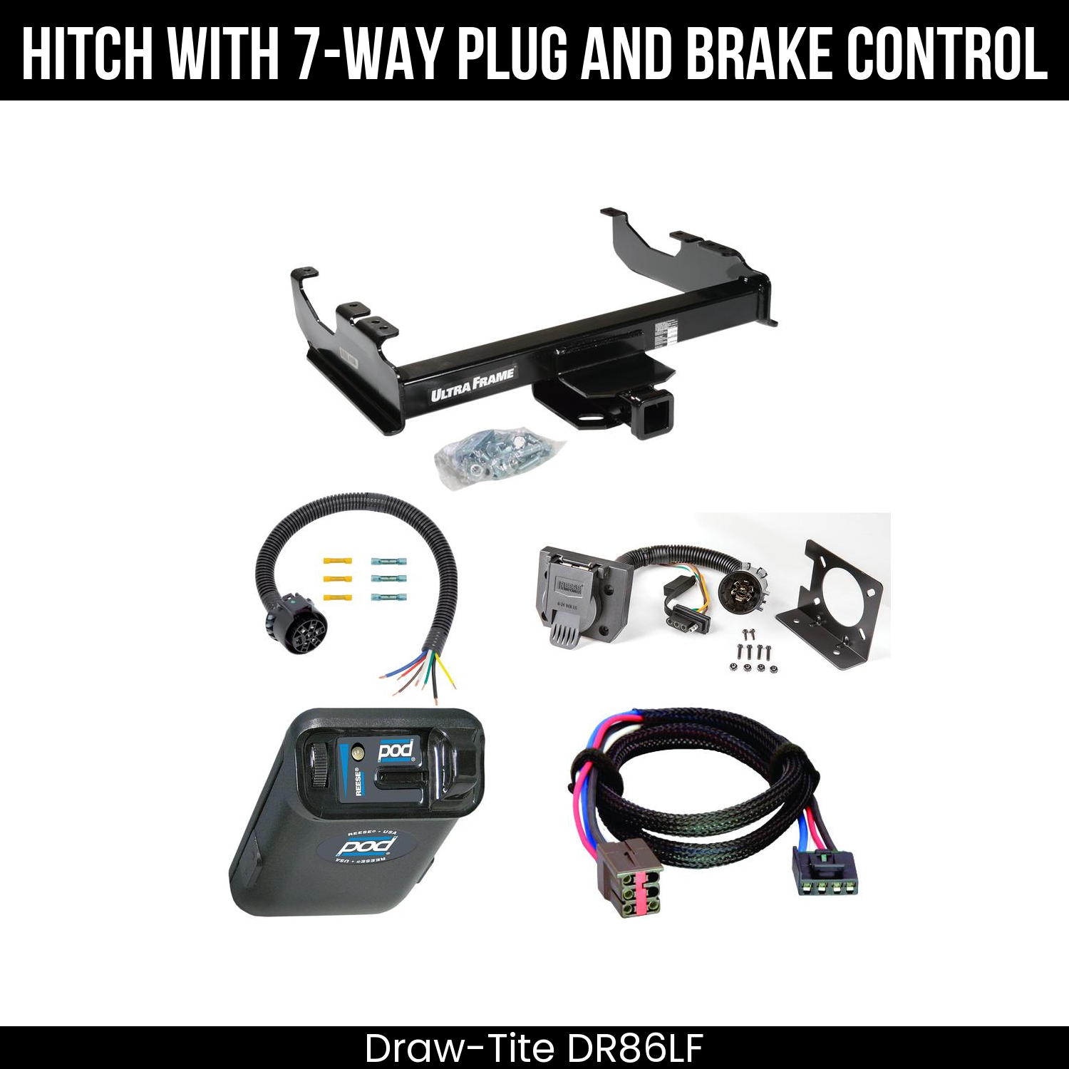 Trailer Hitch , 7-Way , Reese POD Brake Control