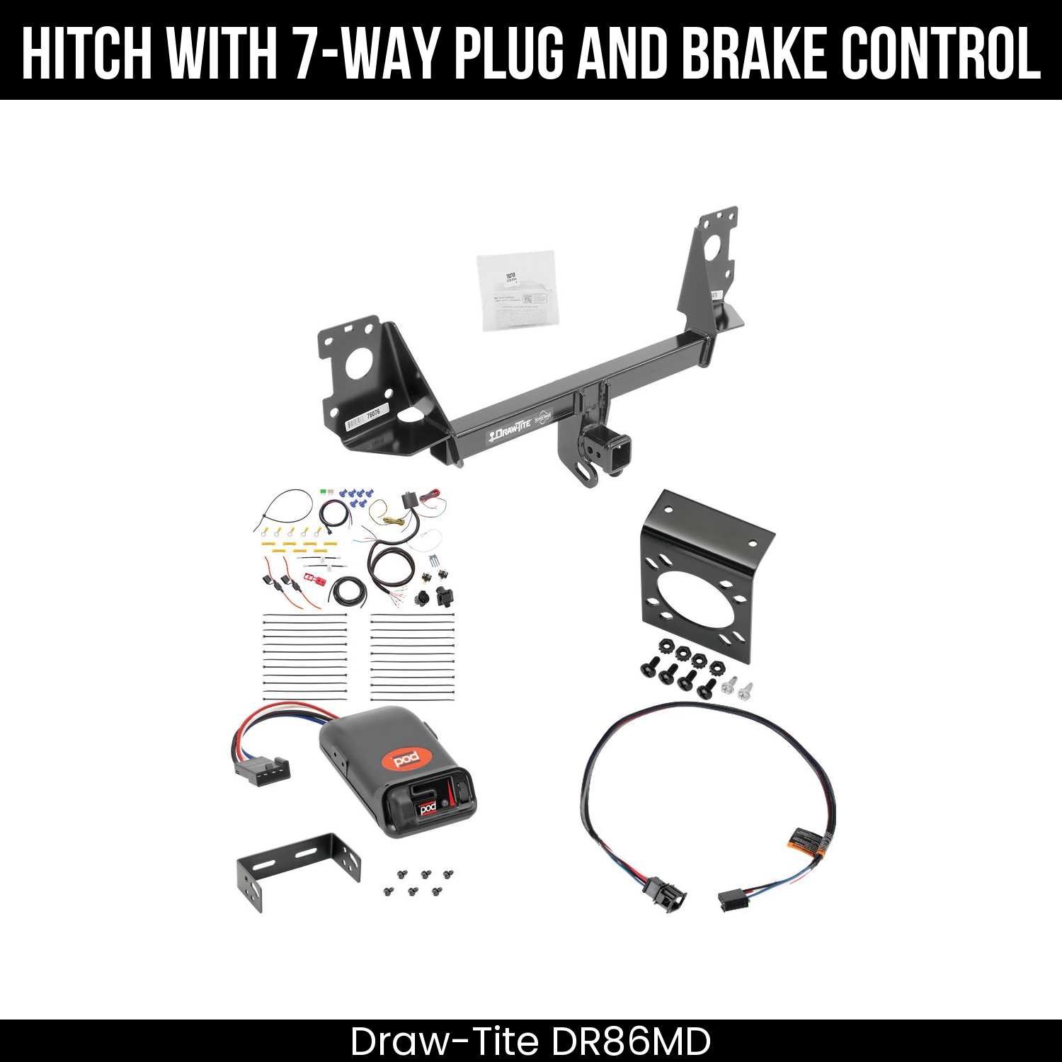 Trailer Hitch , 7-Way , Pro Series POD Brake Control