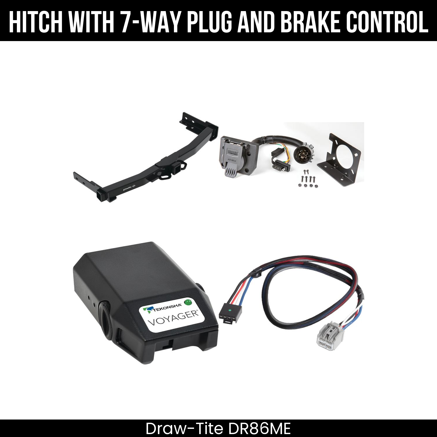 Trailer Hitch , 7-Way , Tekonsha Voyager Brake Control