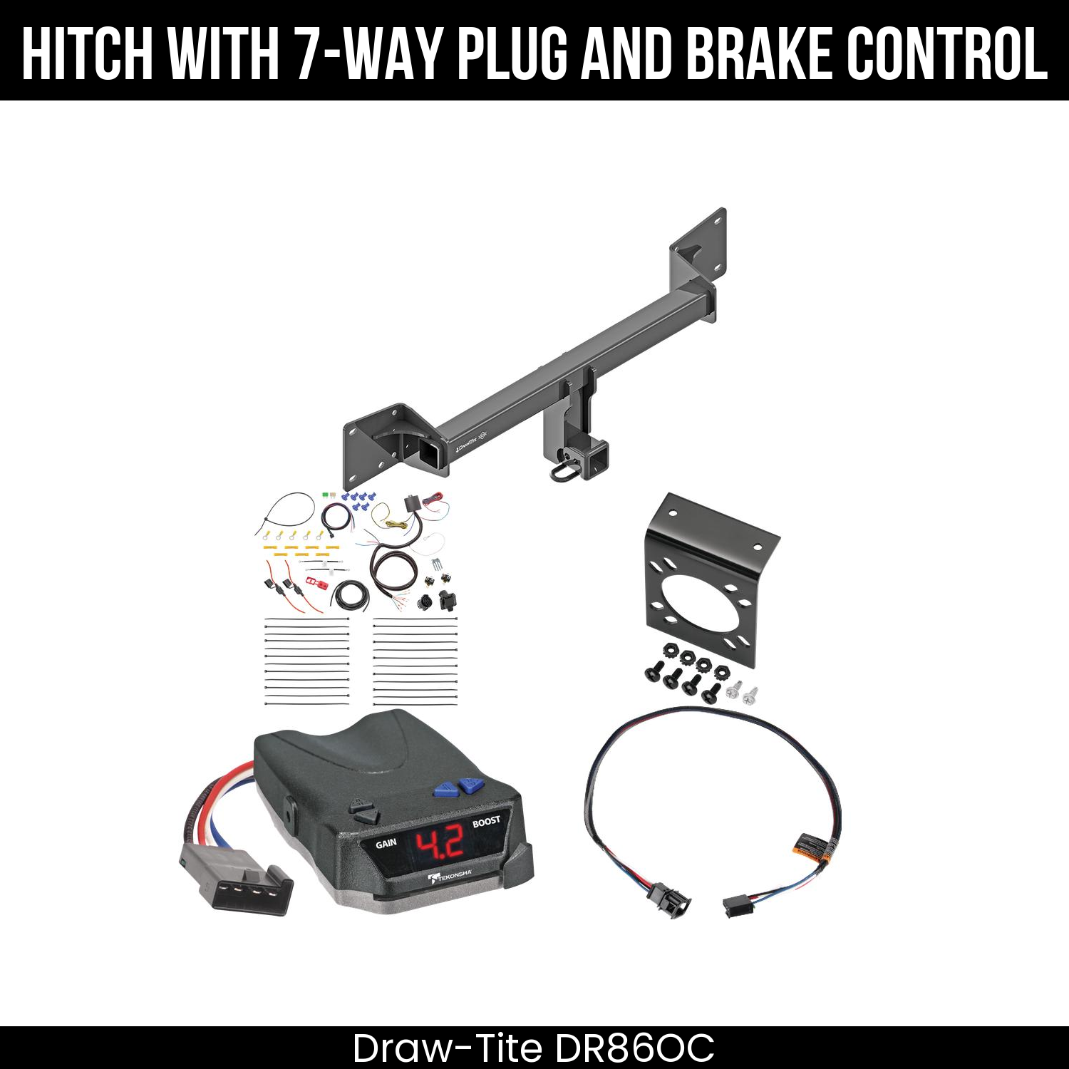 Trailer Hitch , 7-Way , Tekonsha Brake EVN Control