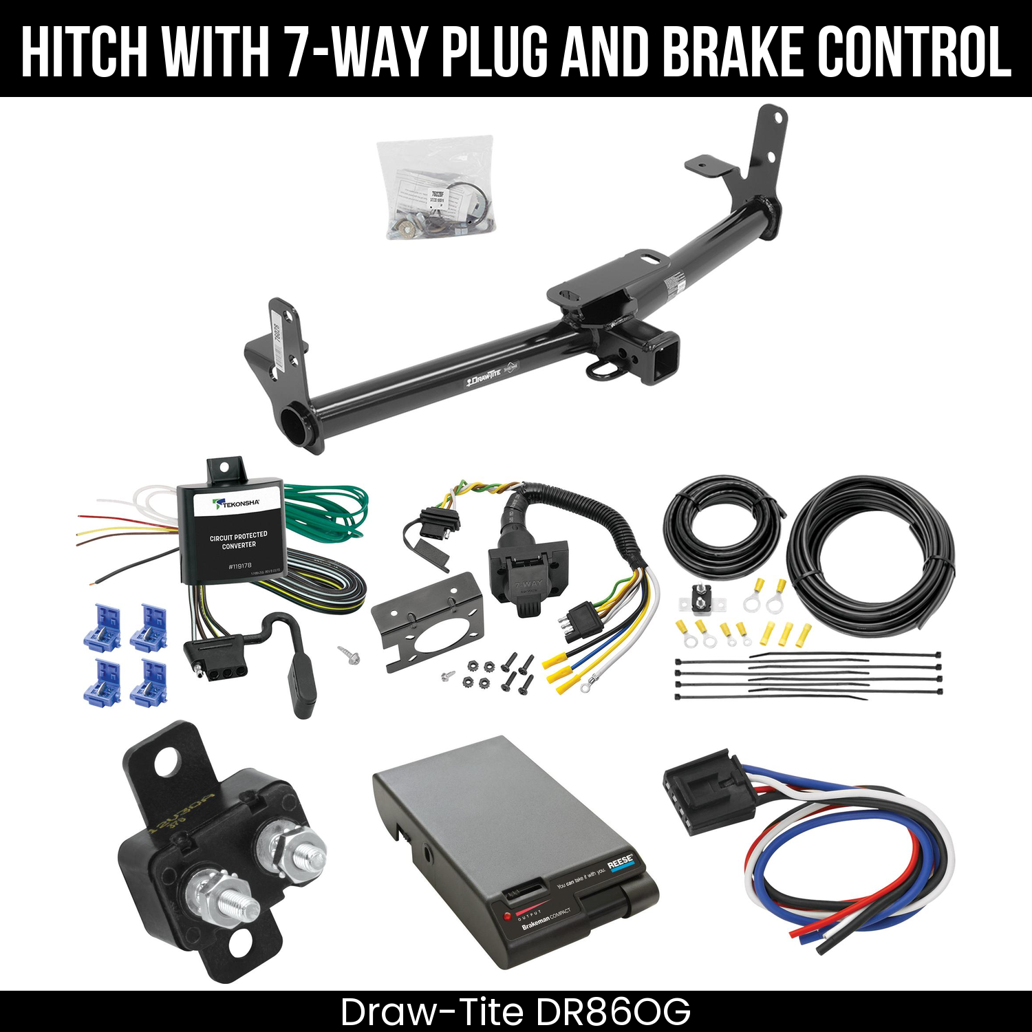 Trailer Hitch , 7-Way , Reese Brakeman Brake Control