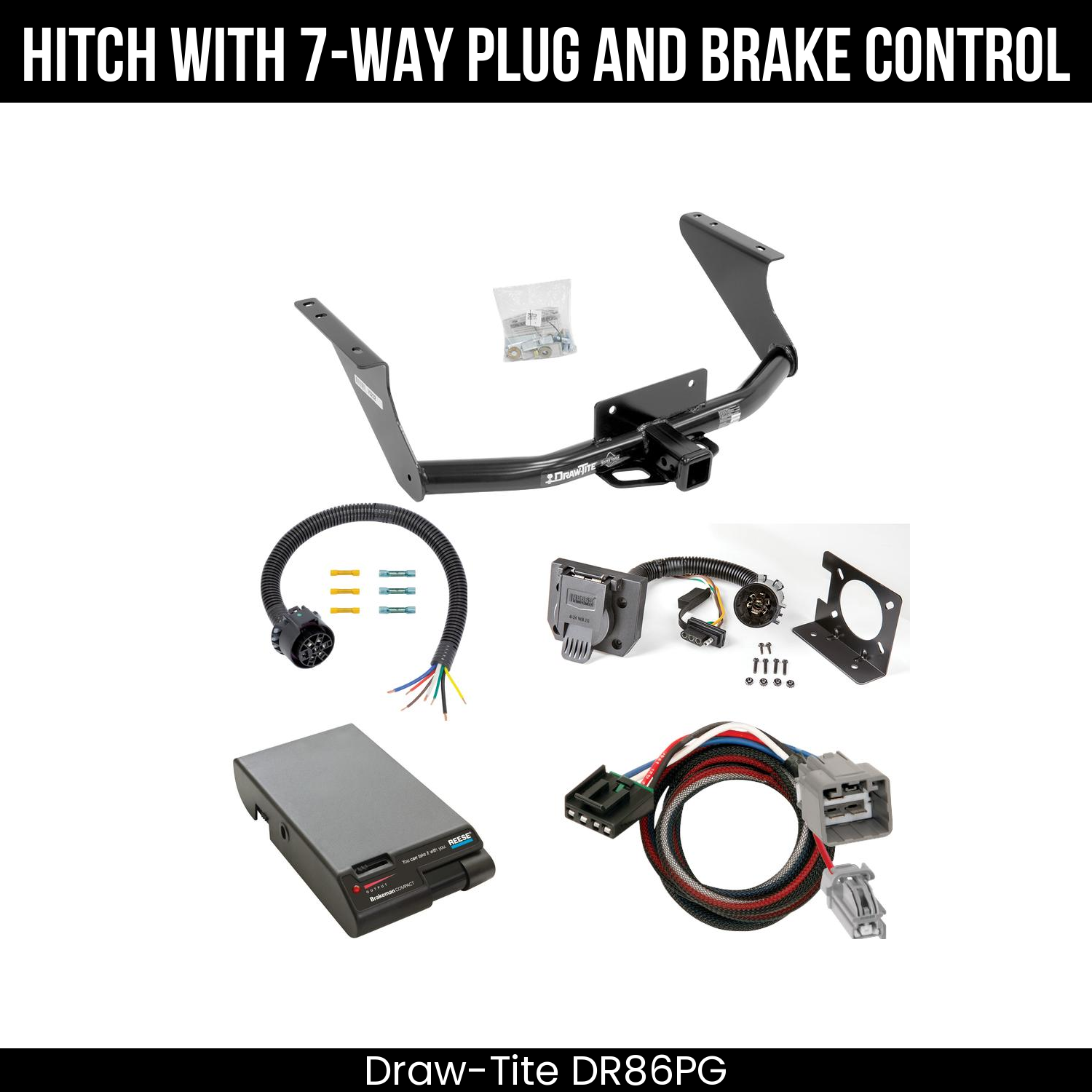 Trailer Hitch , 7-Way , Reese Brakeman Brake Control