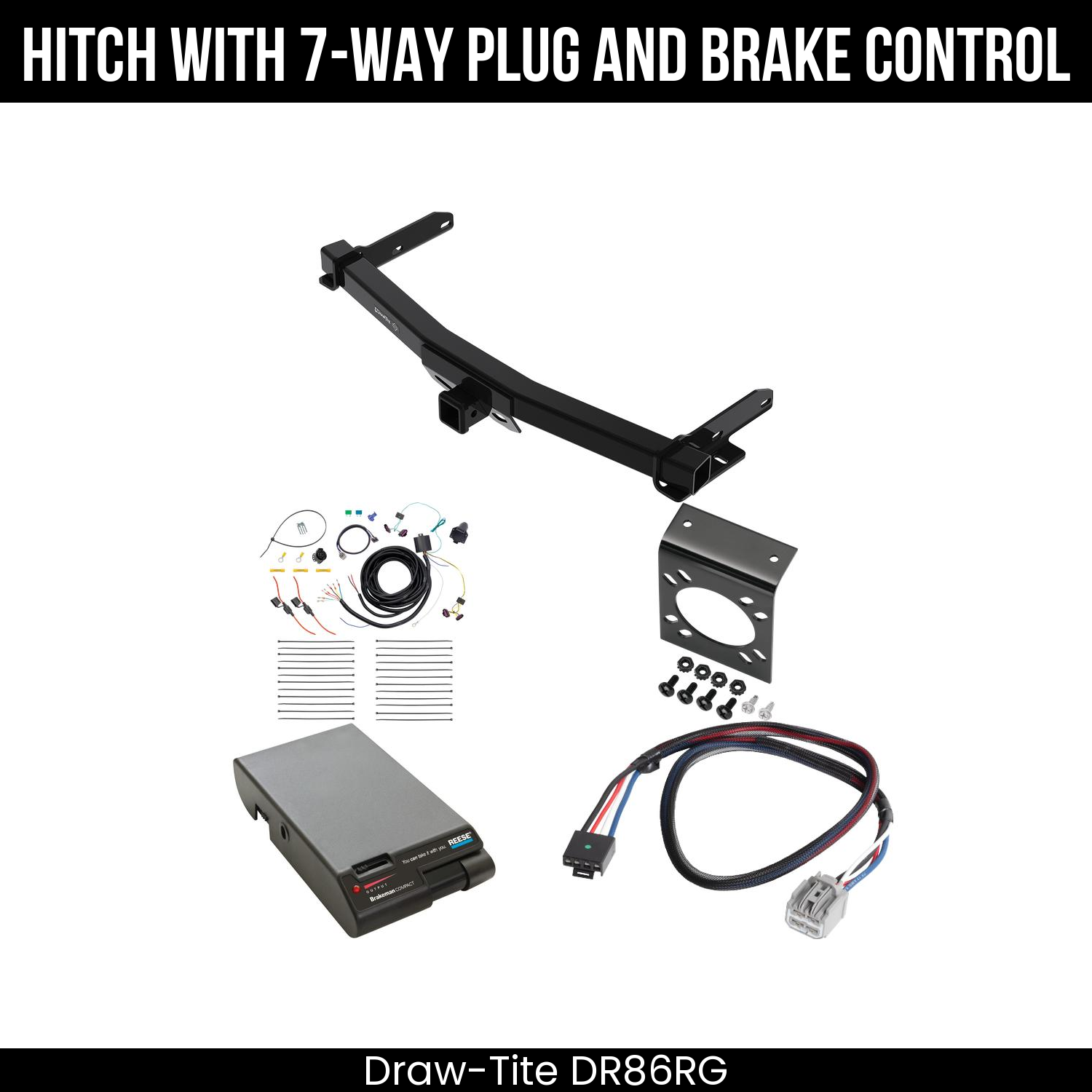 Trailer Hitch , 7-Way , Reese Brakeman Brake Control