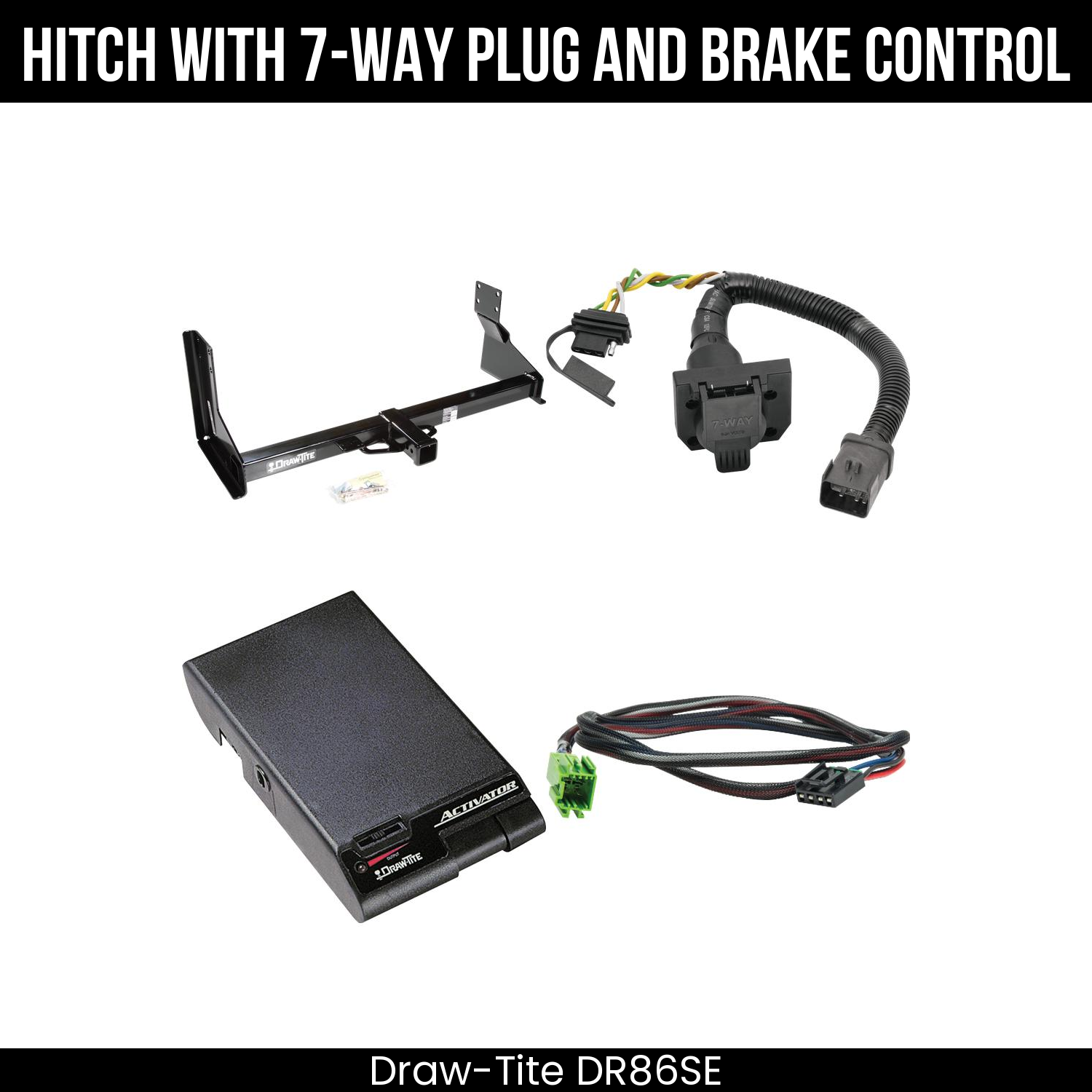 Trailer Hitch , 7-Way , Draw-Tite Activator Brake Control