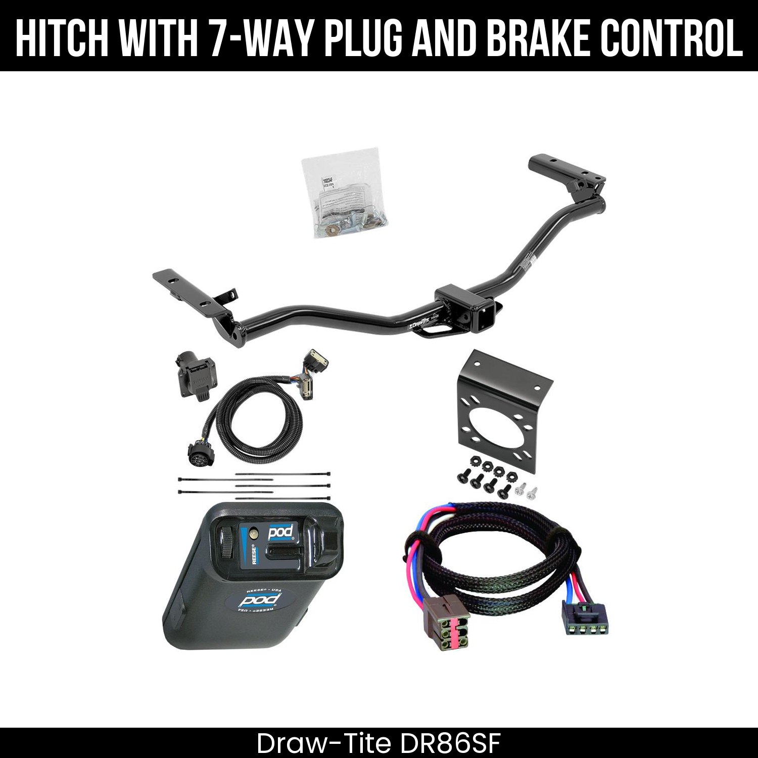 Trailer Hitch , 7-Way , Reese POD Brake Control