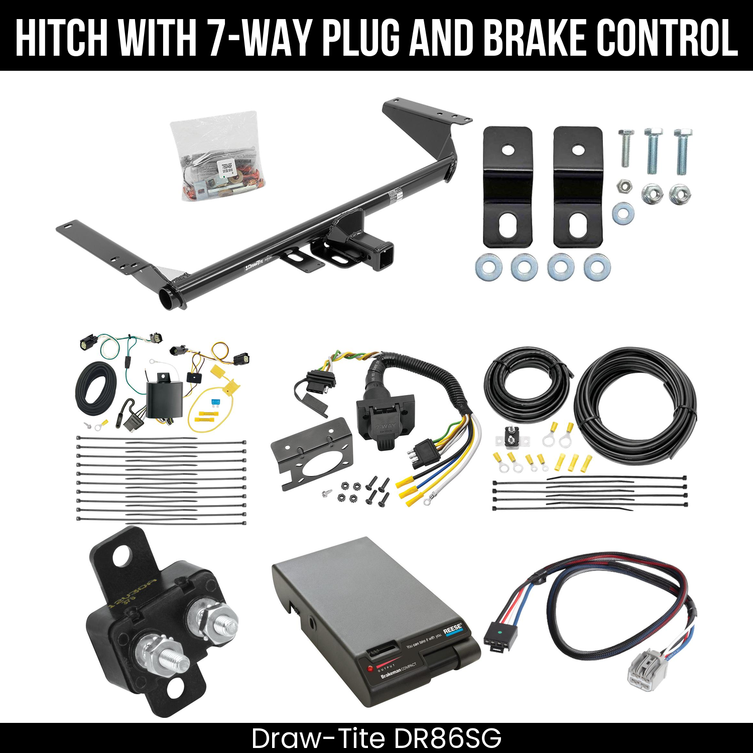 Trailer Hitch , 7-Way , Reese Brakeman Brake Control
