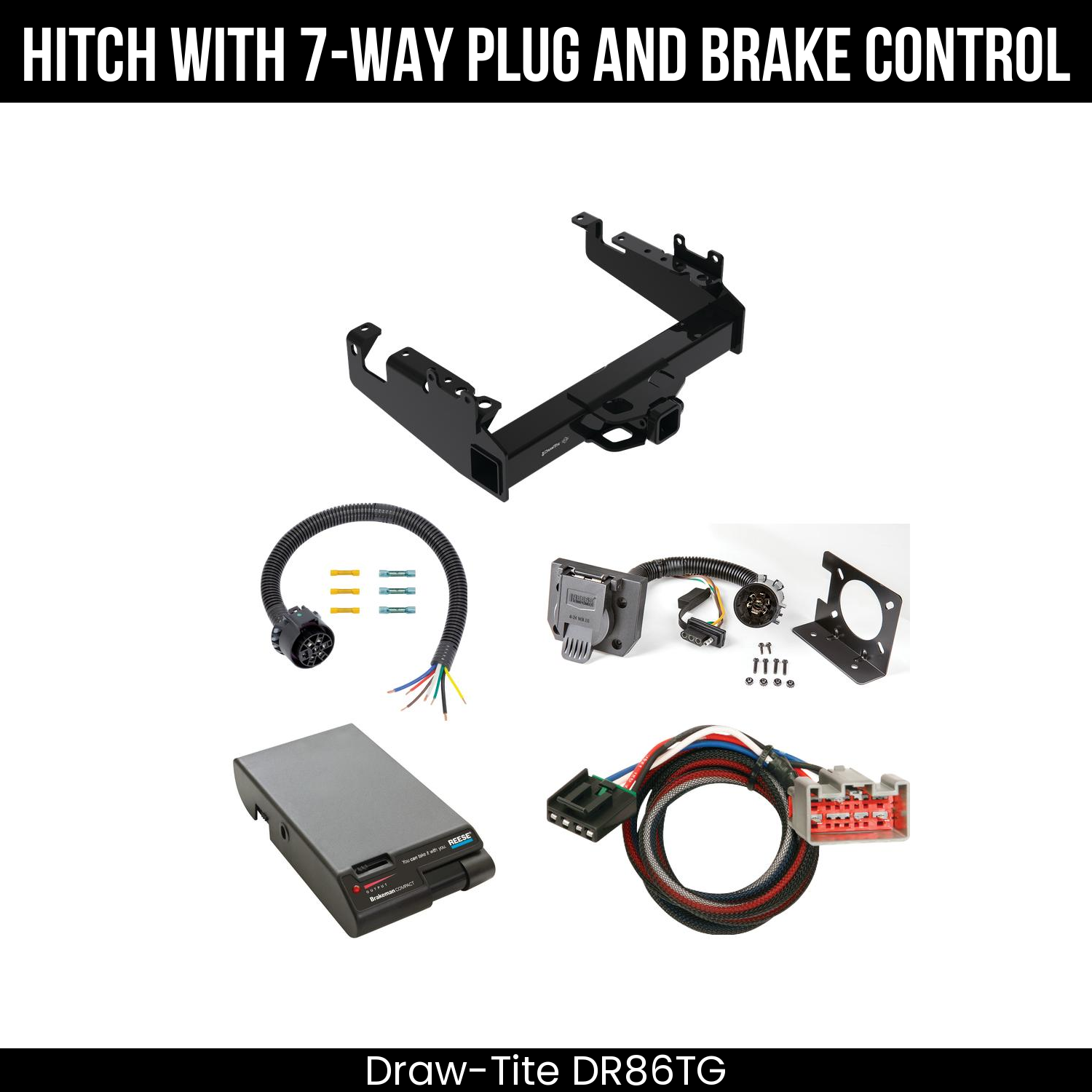 Trailer Hitch , 7-Way , Reese Brakeman Brake Control