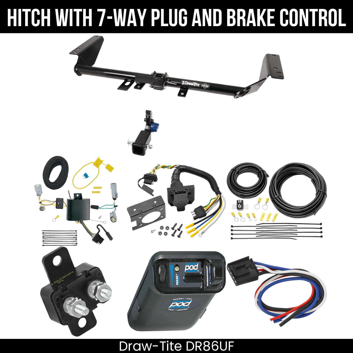 Trailer Hitch , 7-Way , Reese POD Brake Control
