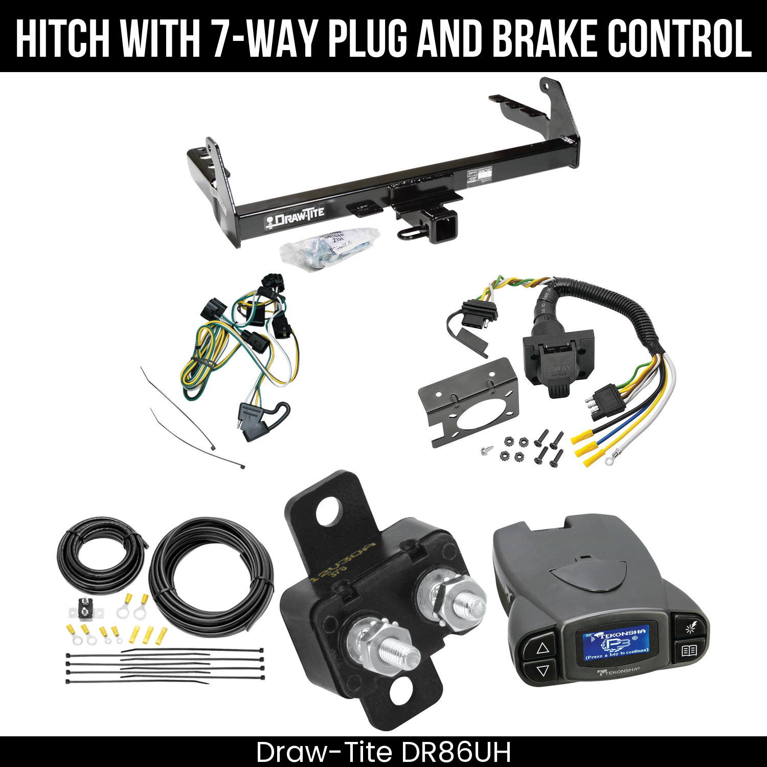 Trailer Hitch , 7-Way , Tekonsha Prodigy P3 Brake Control