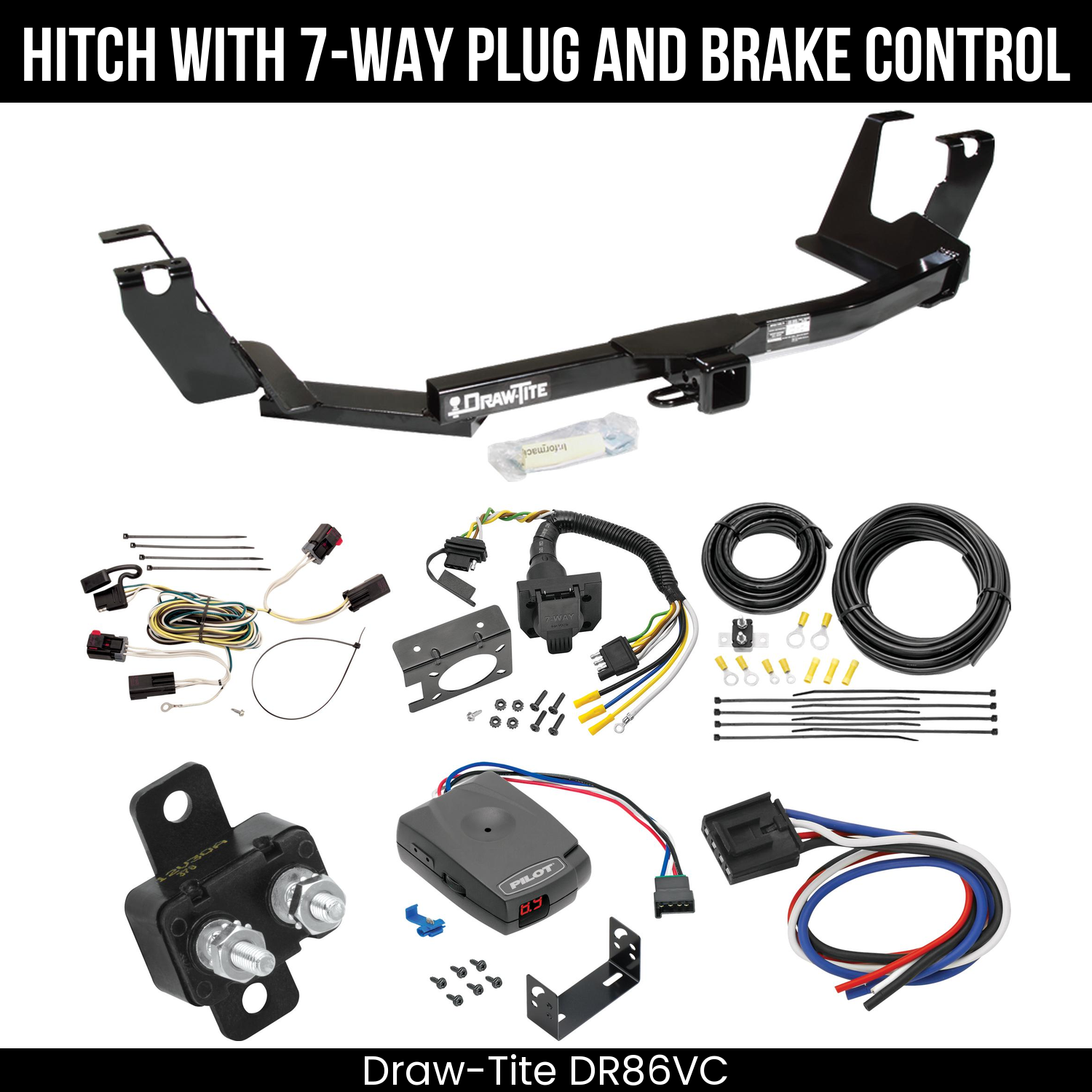 Trailer Hitch , 7-Way , Pro Series Pilot Brake Control
