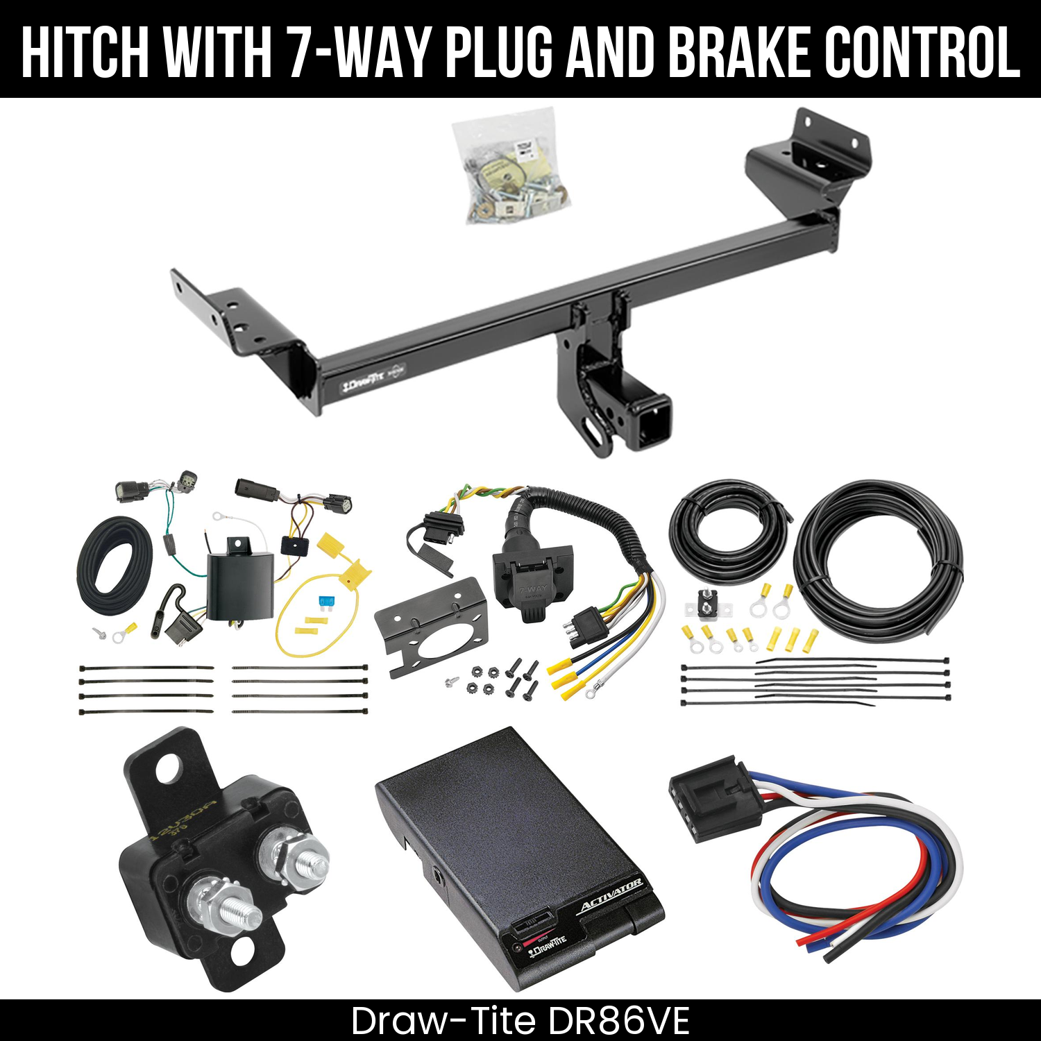 Trailer Hitch , 7-Way , Draw-Tite Activator Brake Control