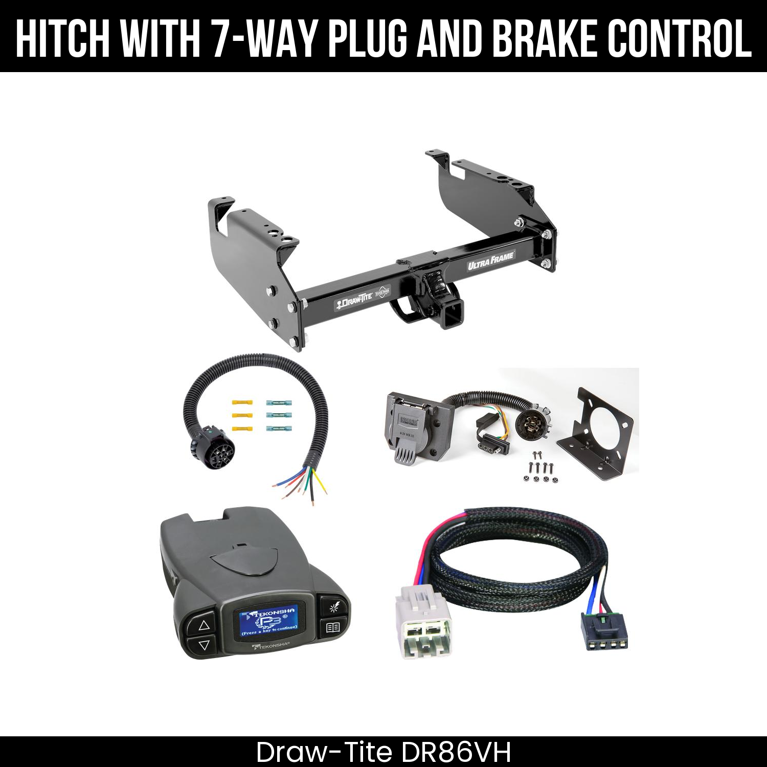 Trailer Hitch , 7-Way , Tekonsha Prodigy P3 Brake Control