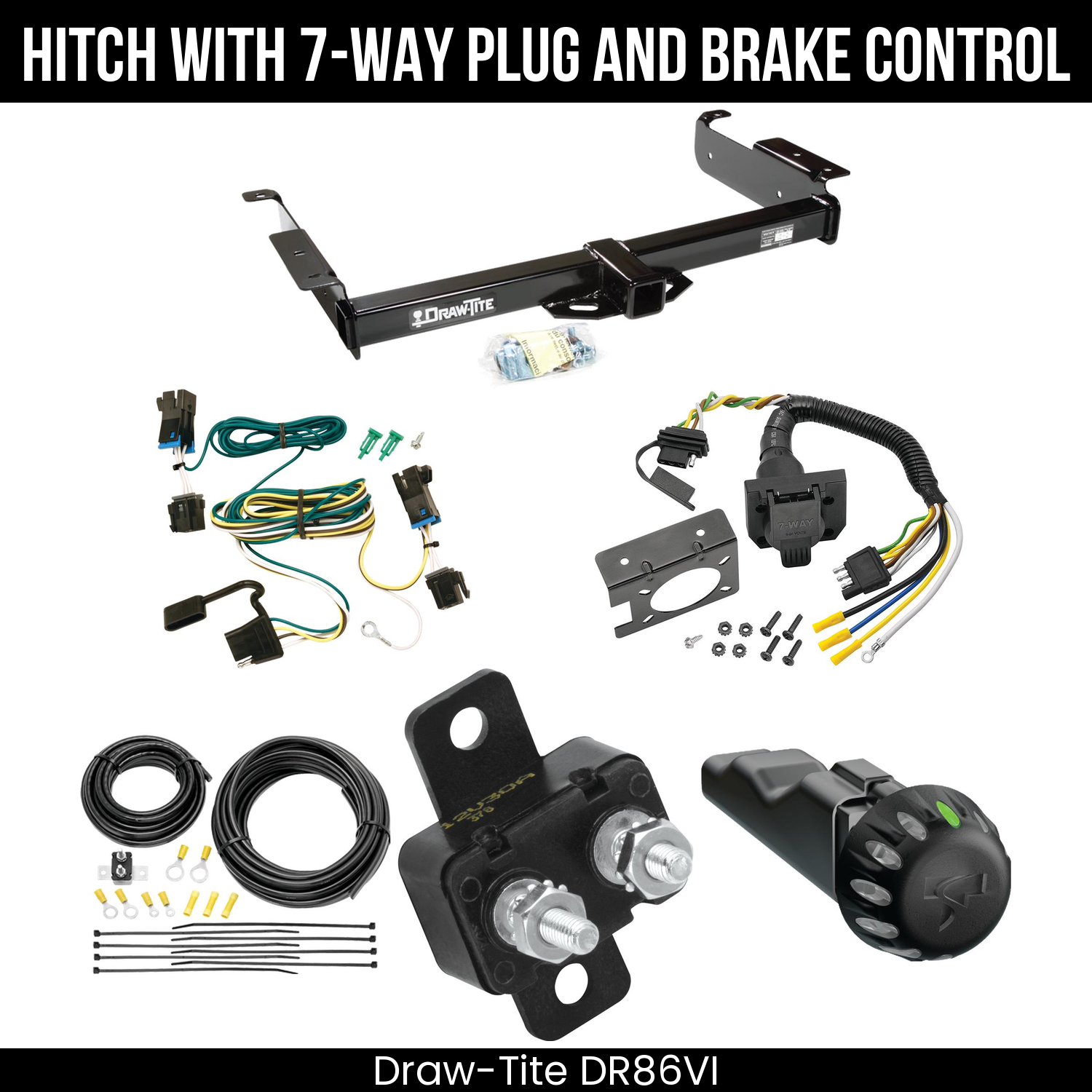 Trailer Hitch , 7-Way , Tekonsha Voyager iD Smart Brake Control
