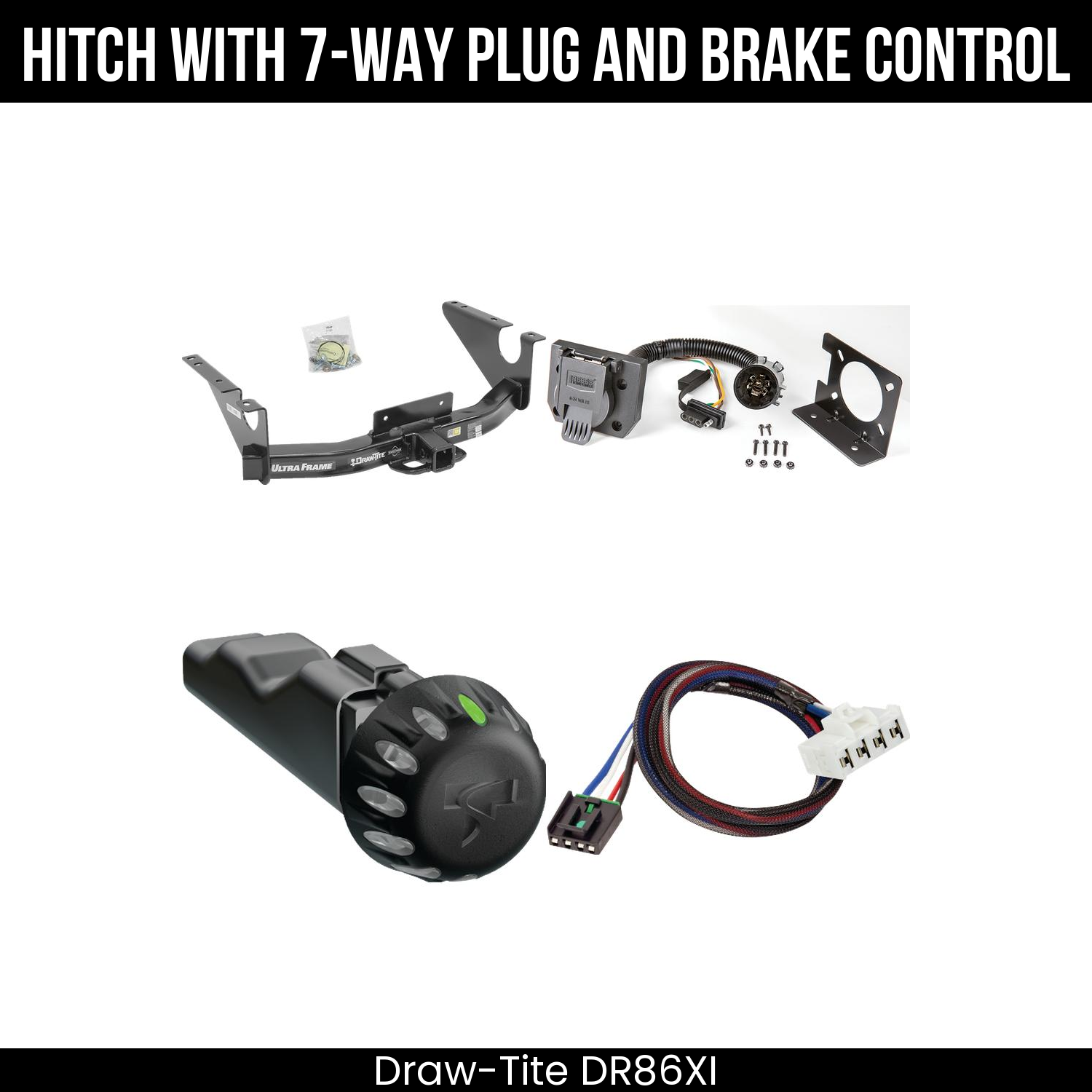 Trailer Hitch , 7-Way , Tekonsha Voyager iD Smart Brake Control