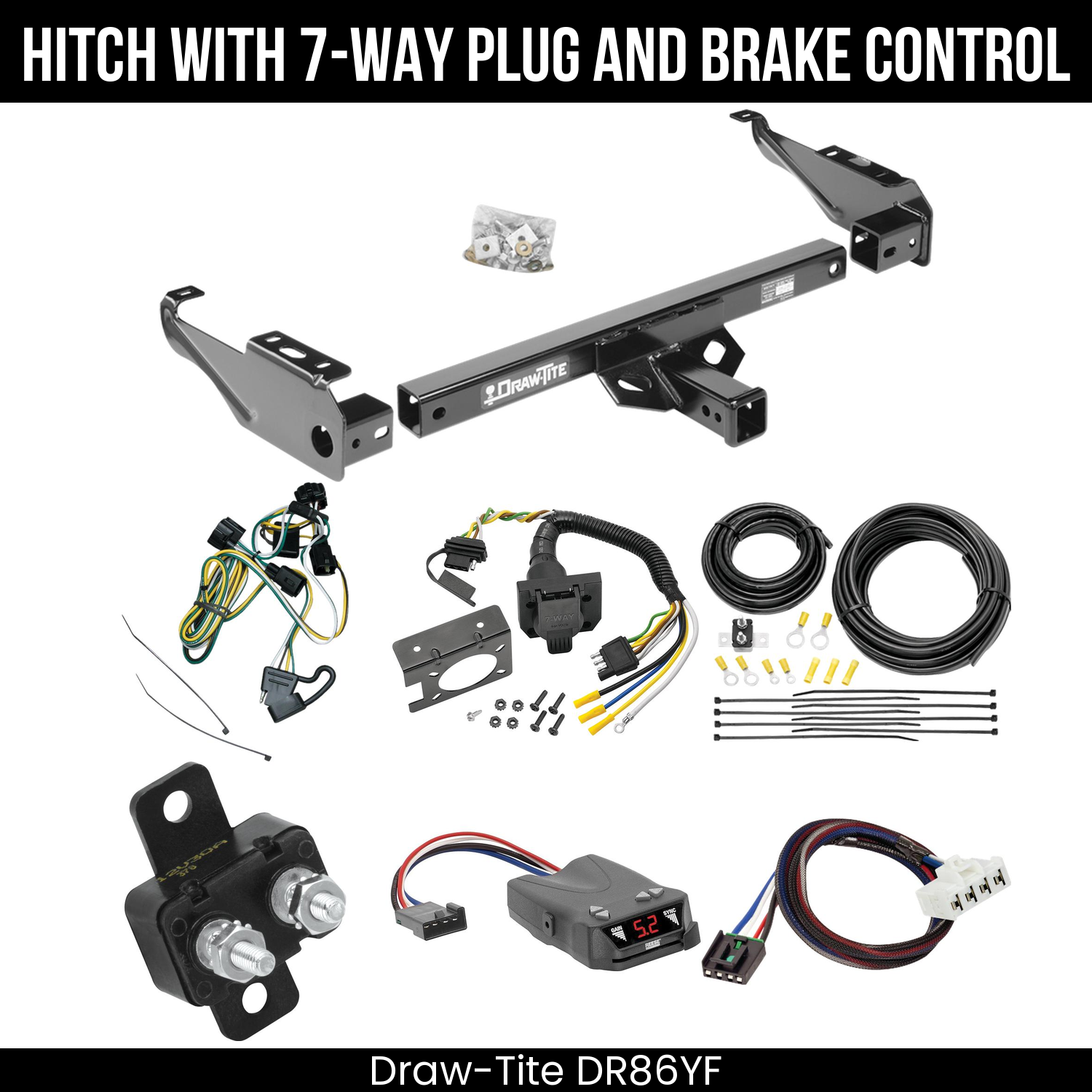 Trailer Hitch , 7-Way , Reese Brakeman IV Brake Control