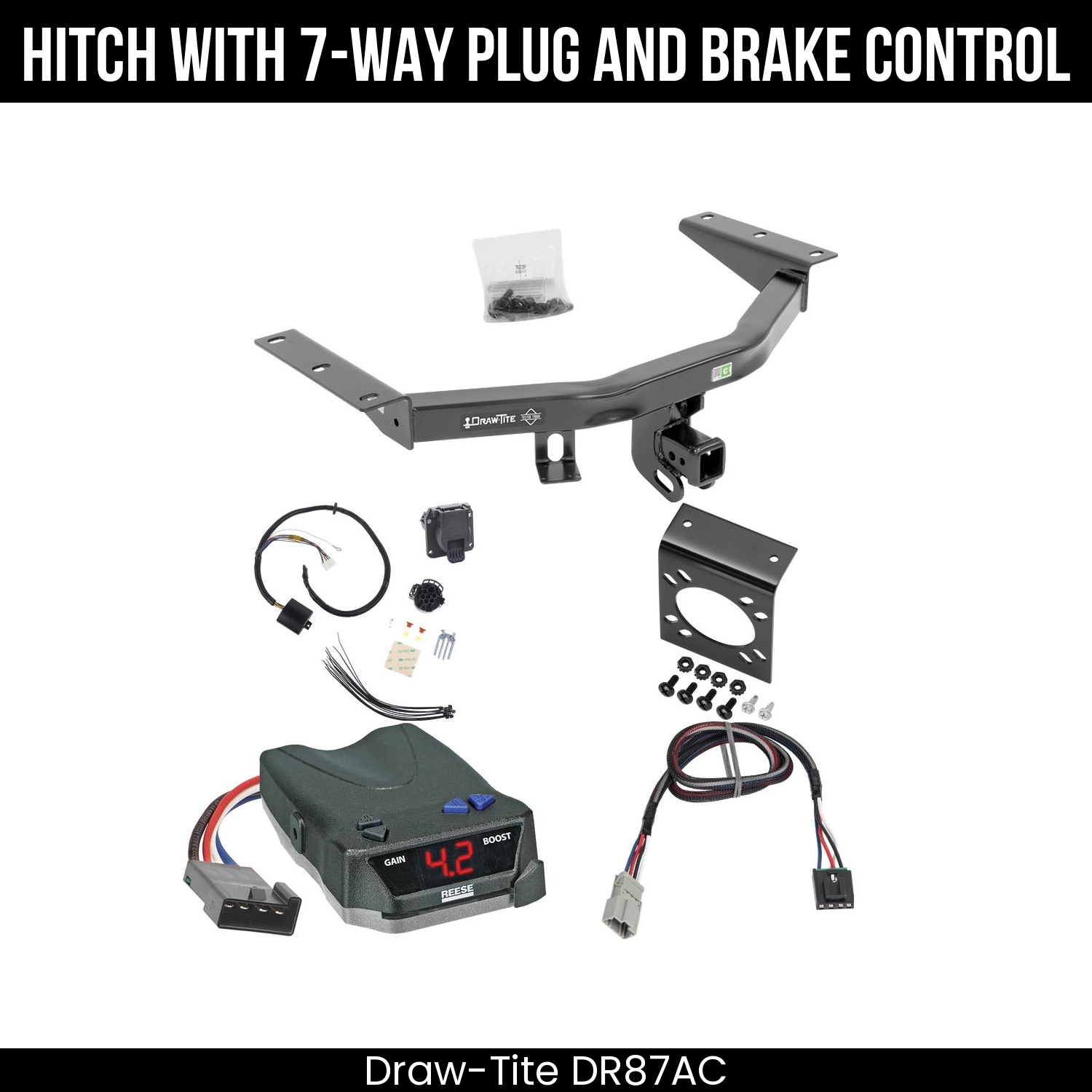 Trailer Hitch , 7-Way , Reese Brake EVN Control