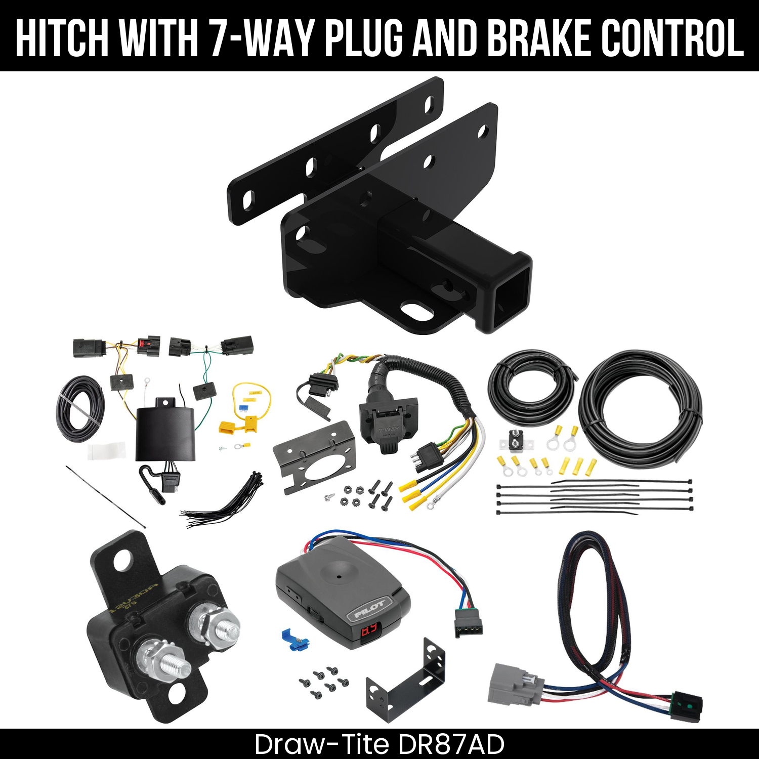 Trailer Hitch , 7-Way , Pro Series Pilot Brake Control