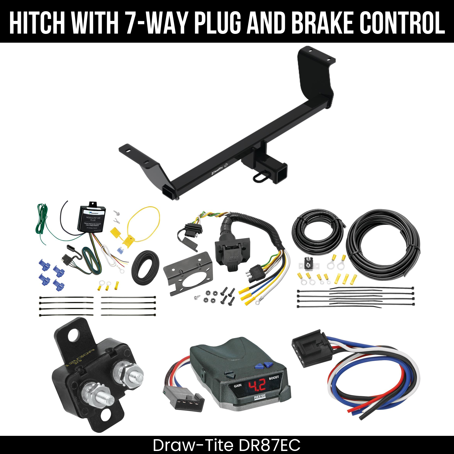 Trailer Hitch , 7-Way , Reese Brake EVN Control