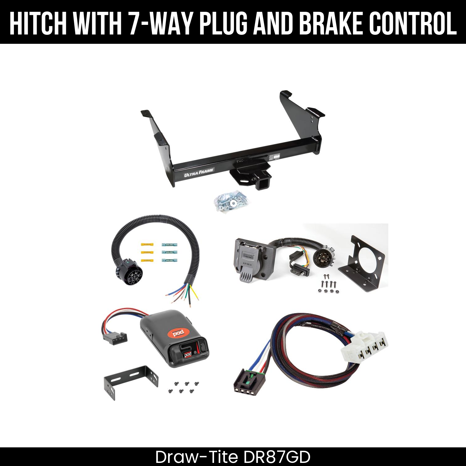 Trailer Hitch , 7-Way , Pro Series POD Brake Control