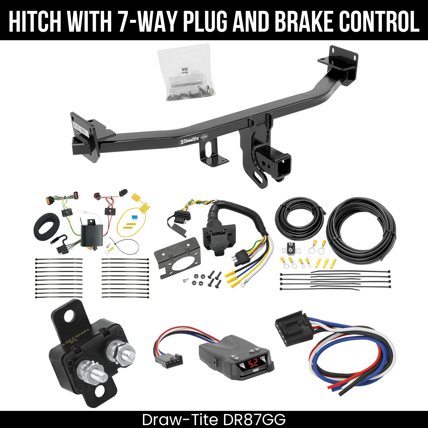Trailer Hitch , 7-Way , Reese Brakeman IV Brake Control