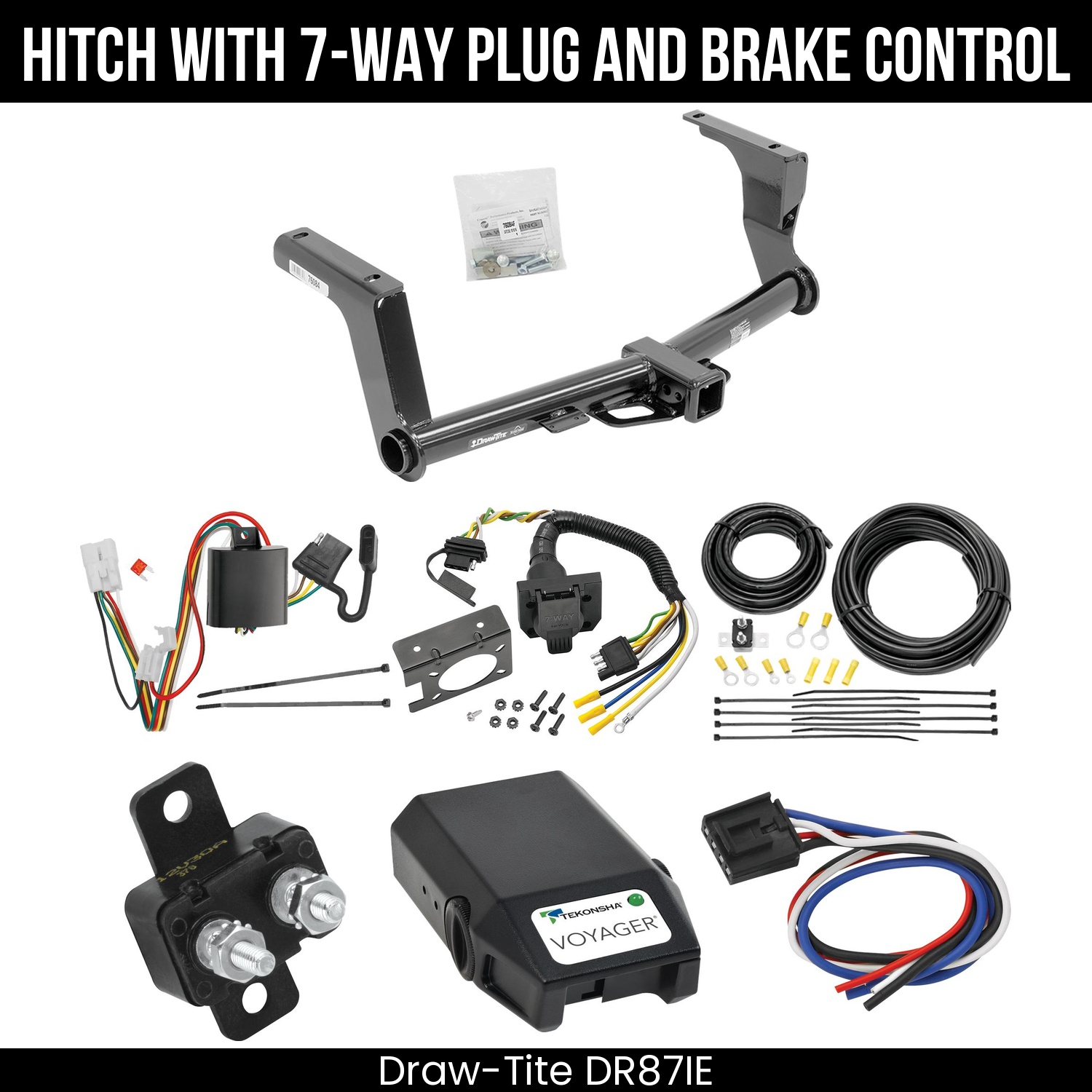 Trailer Hitch , 7-Way , Tekonsha Voyager Brake Control
