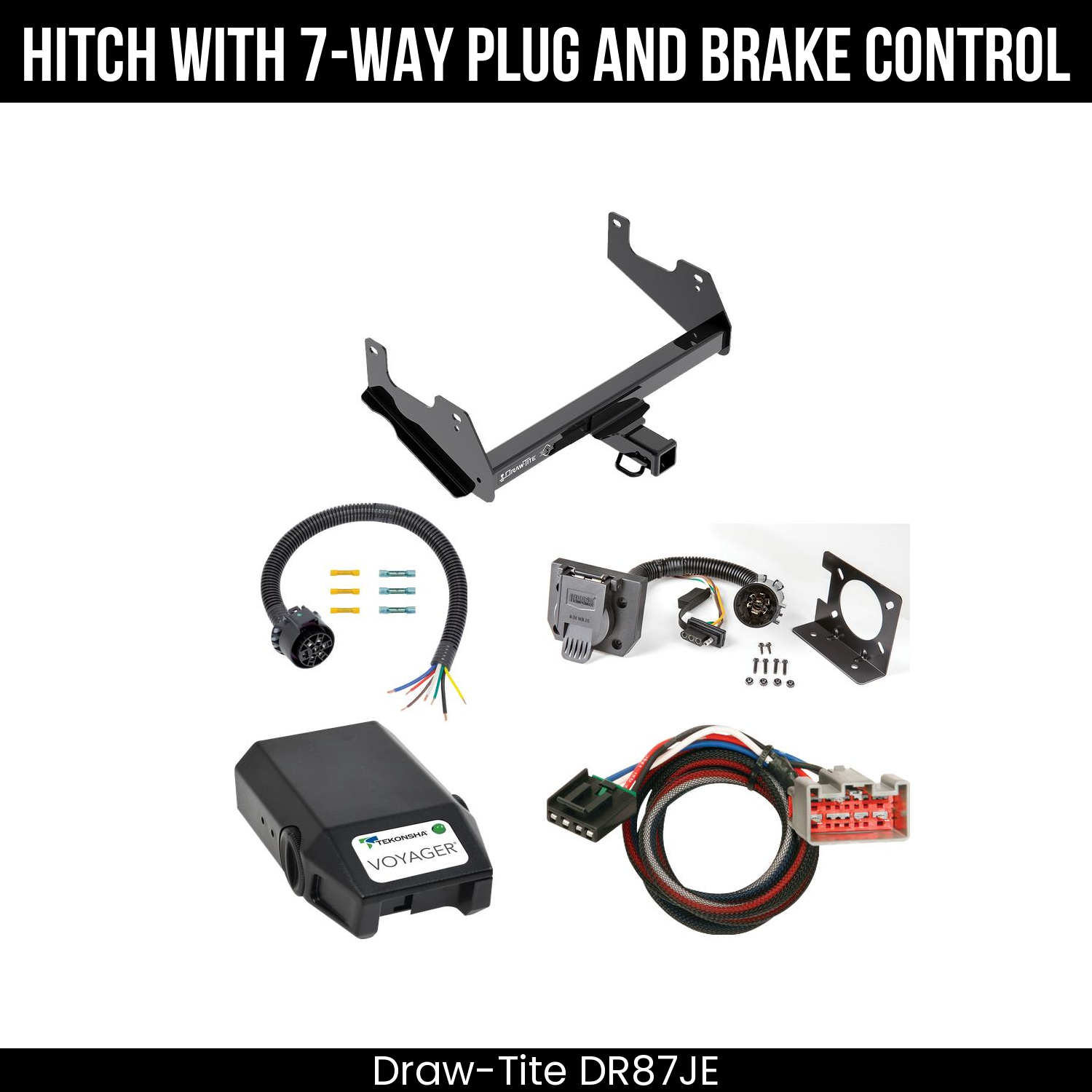 Trailer Hitch , 7-Way , Tekonsha Voyager Brake Control