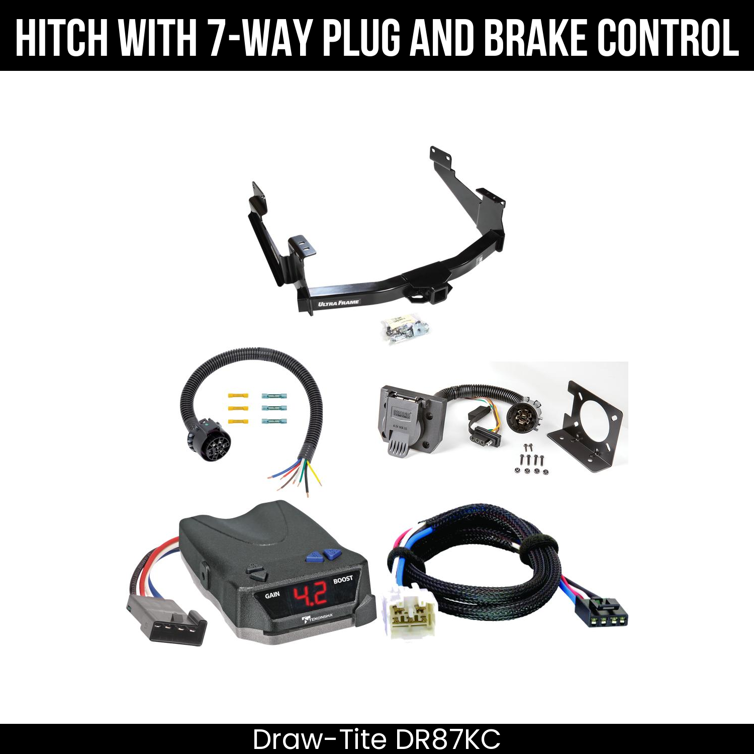 Trailer Hitch , 7-Way , Tekonsha Brake EVN Control