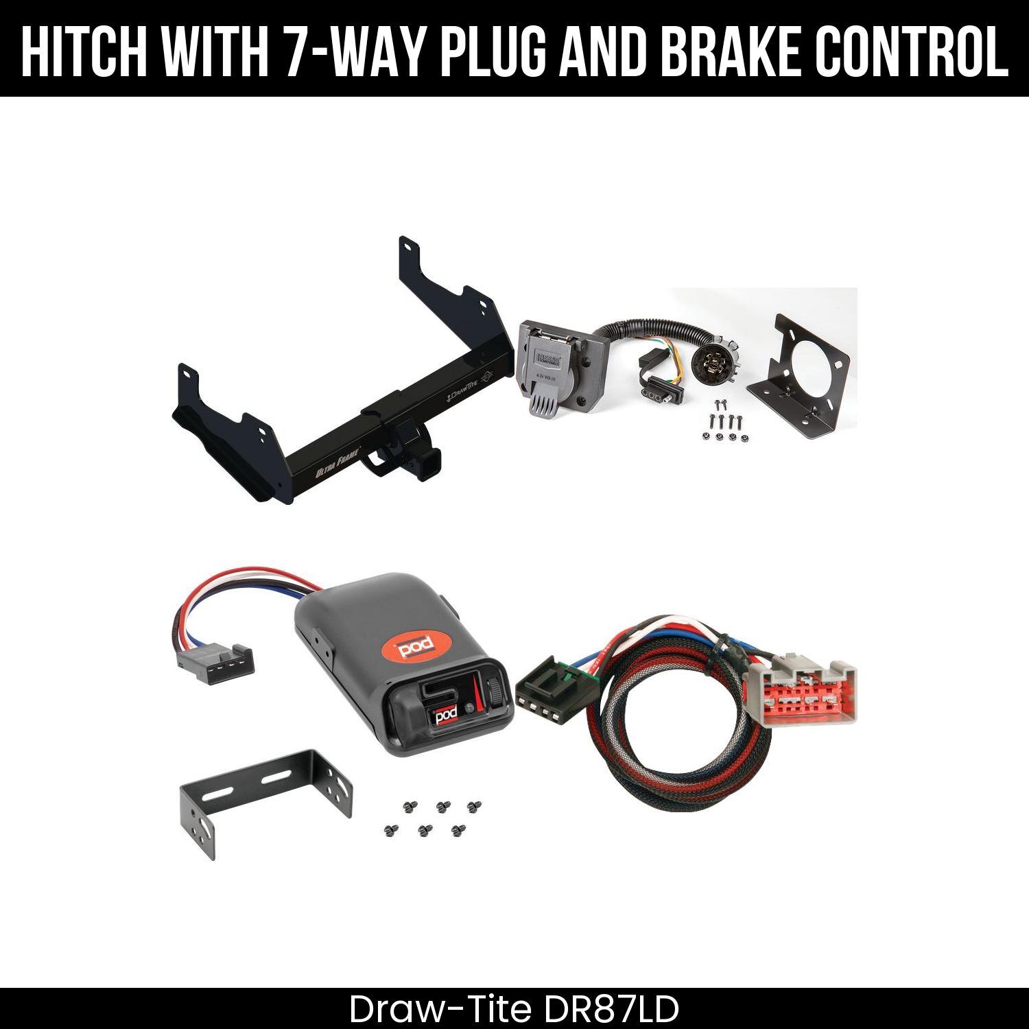Trailer Hitch , 7-Way , Pro Series POD Brake Control