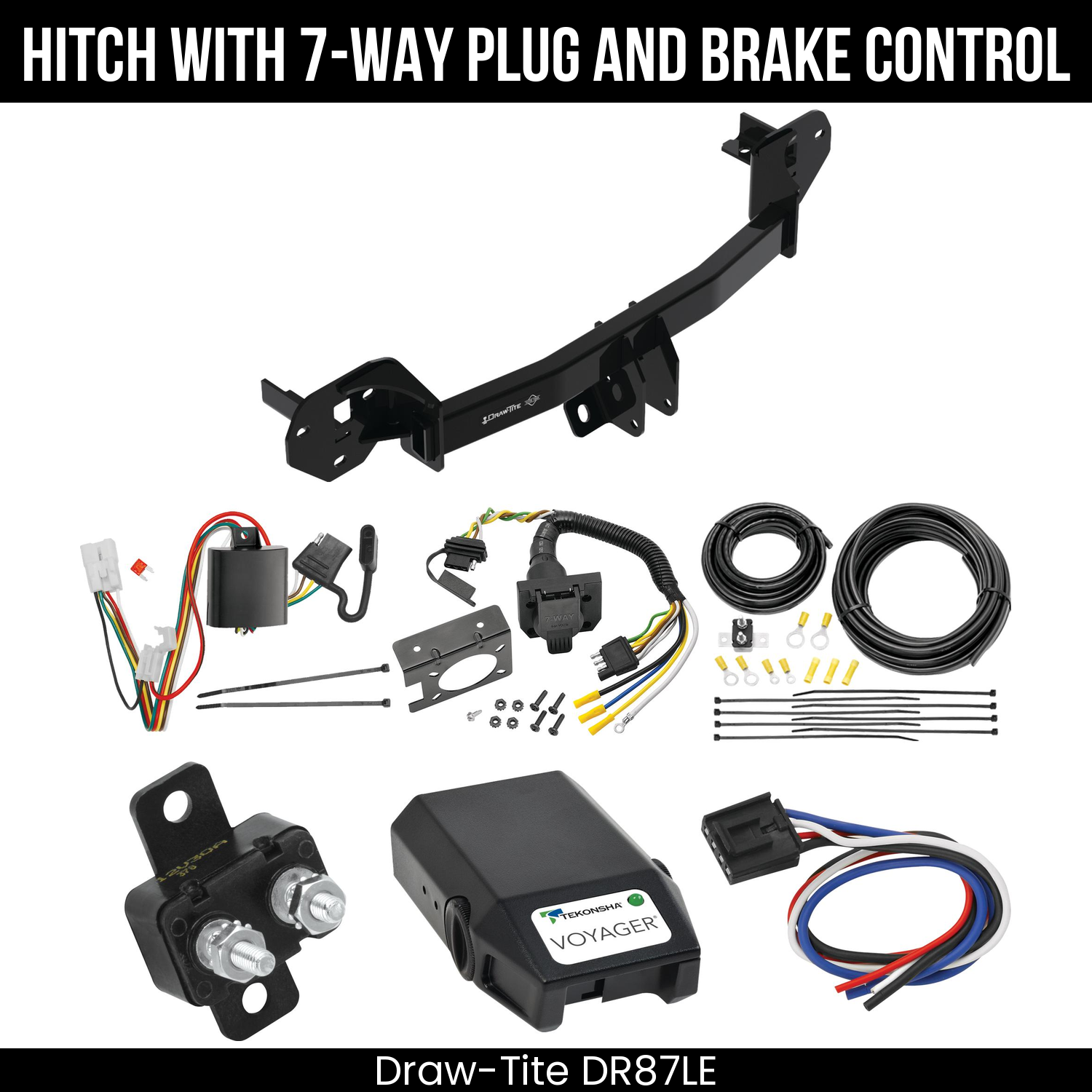 Trailer Hitch , 7-Way , Tekonsha Voyager Brake Control