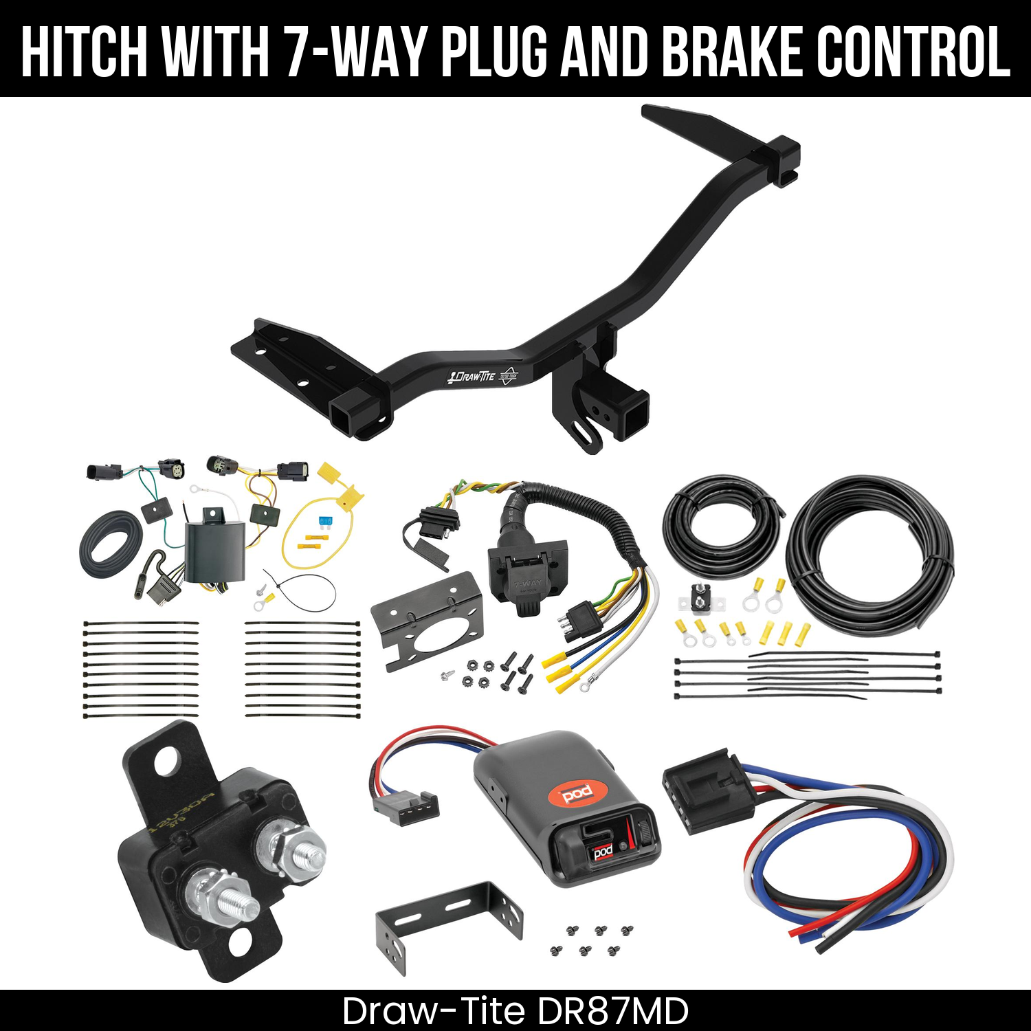 Trailer Hitch , 7-Way , Pro Series POD Brake Control
