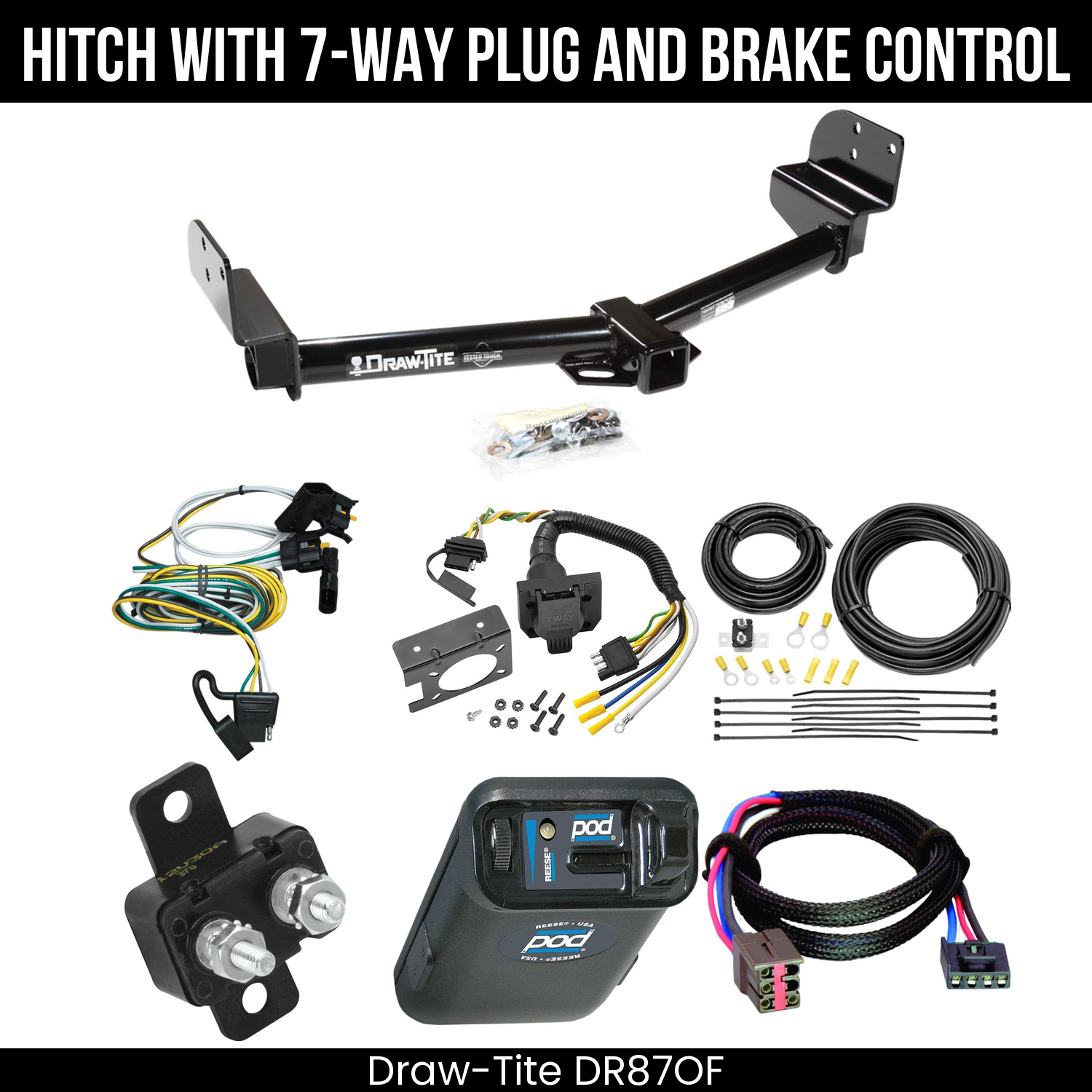 Trailer Hitch , 7-Way , Reese POD Brake Control