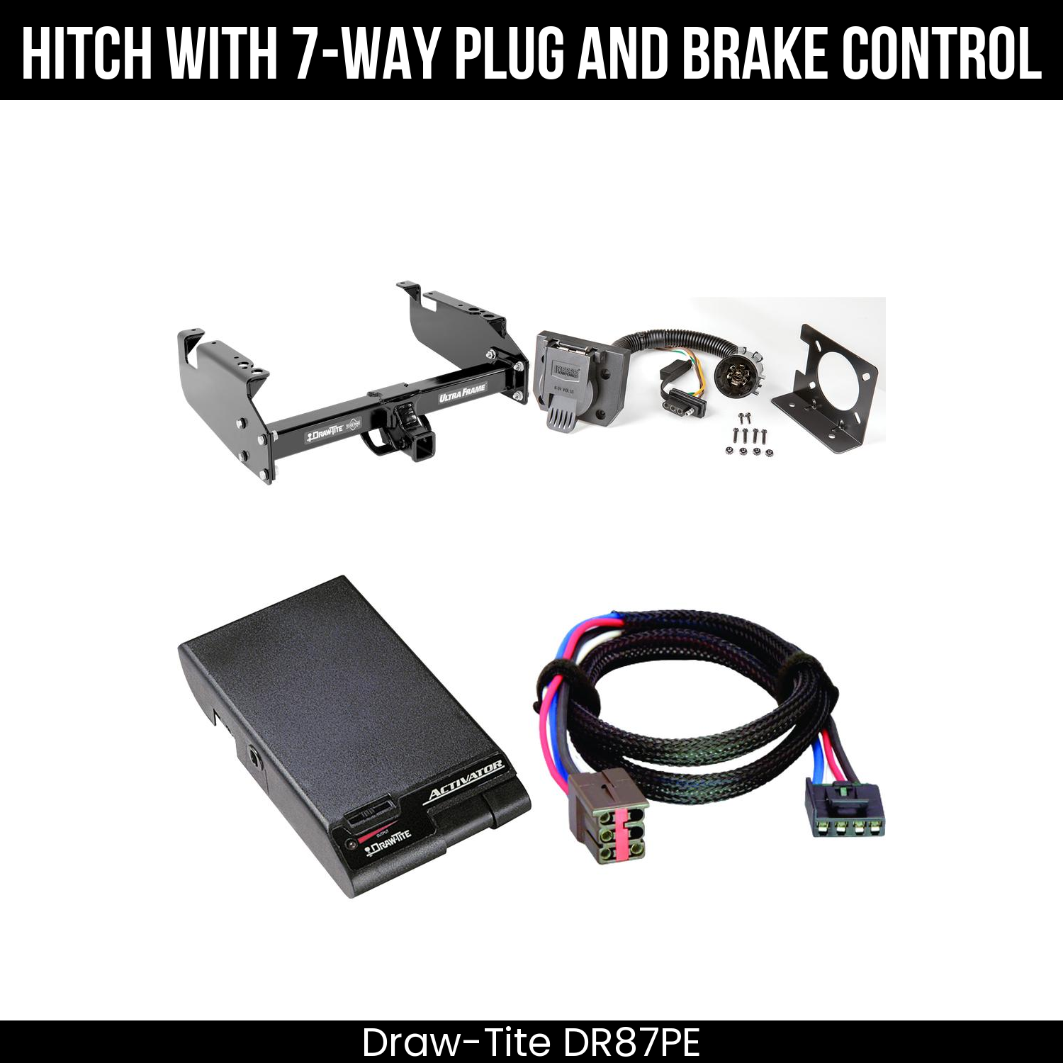Trailer Hitch , 7-Way , Draw-Tite Activator Brake Control