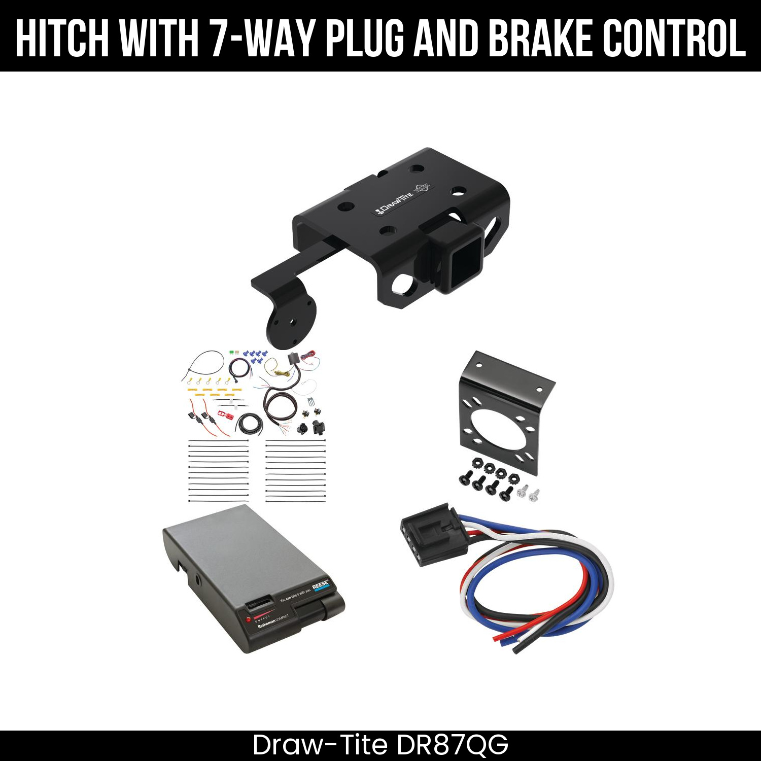 Trailer Hitch , 7-Way , Reese Brakeman Brake Control