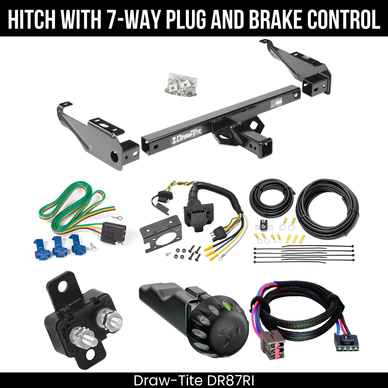Draw Tite DR87RI Hitch With 7 Way Plug And Brake Control Bundle Featureimg