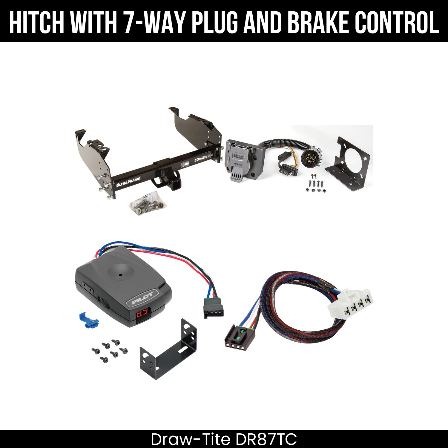 Trailer Hitch , 7-Way , Pro Series Pilot Brake Control
