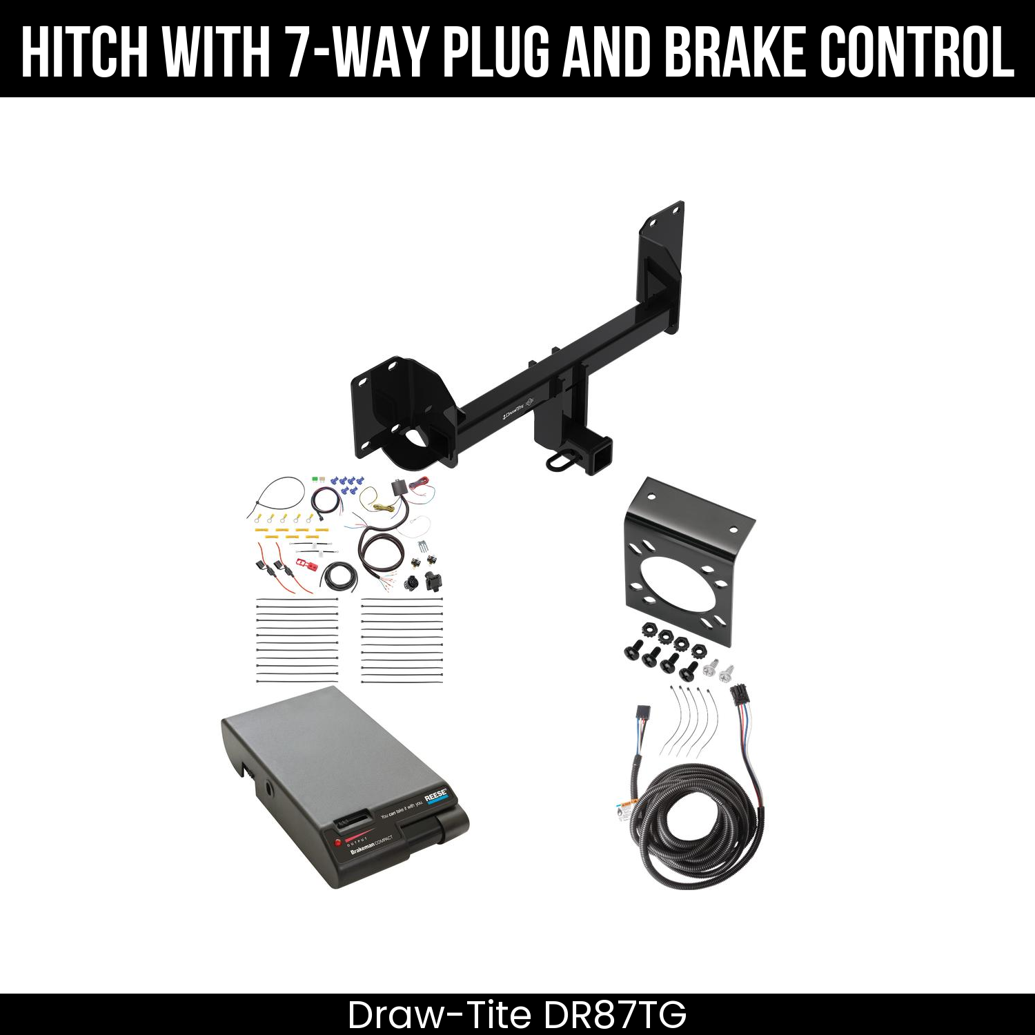 Trailer Hitch , 7-Way , Reese Brakeman Brake Control