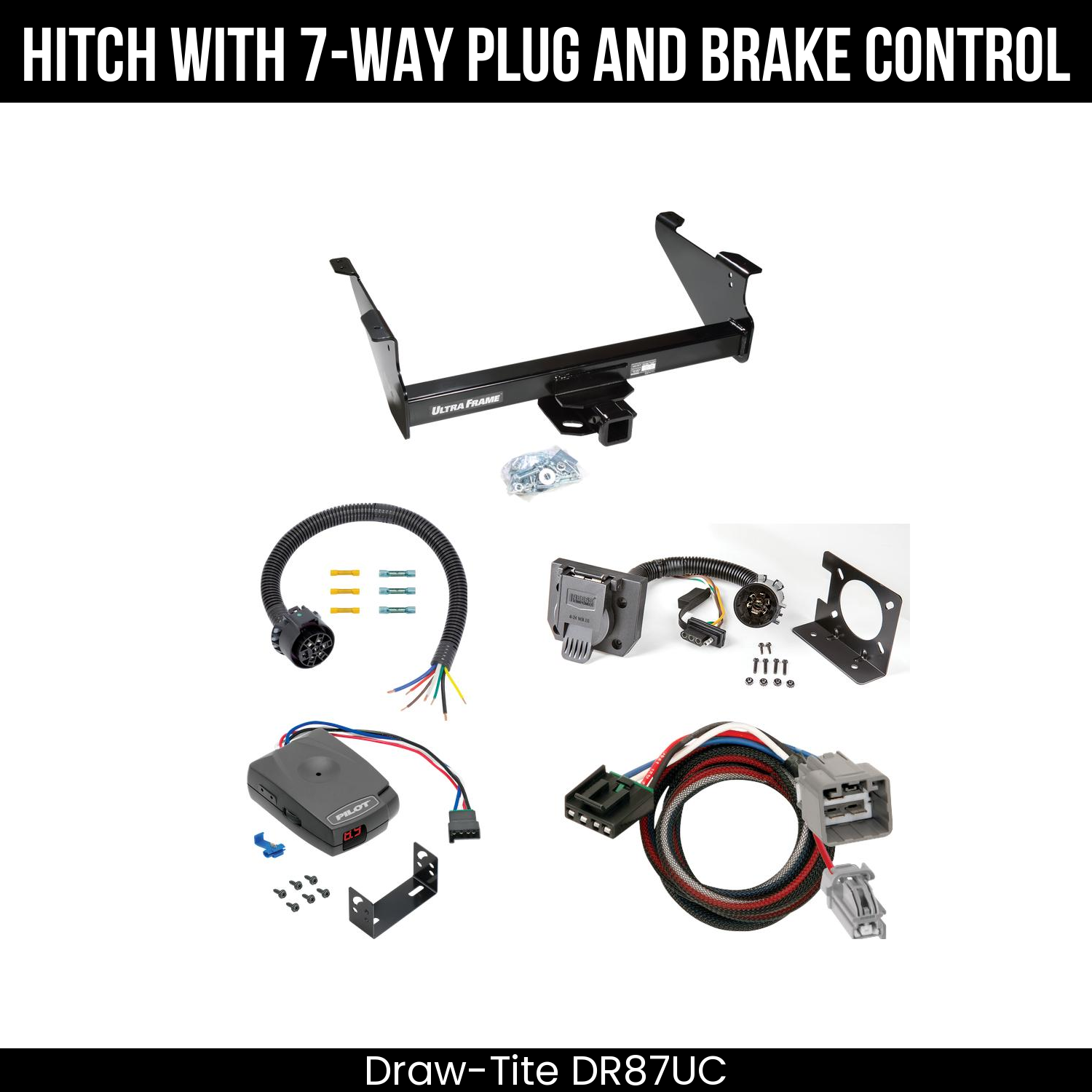 Trailer Hitch , 7-Way , Pro Series Pilot Brake Control