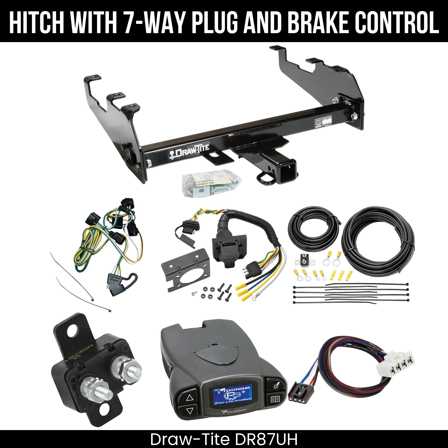 Trailer Hitch , 7-Way , Tekonsha Prodigy P3 Brake Control