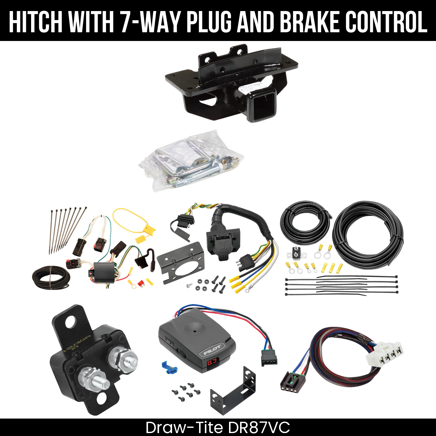 Trailer Hitch , 7-Way , Pro Series Pilot Brake Control