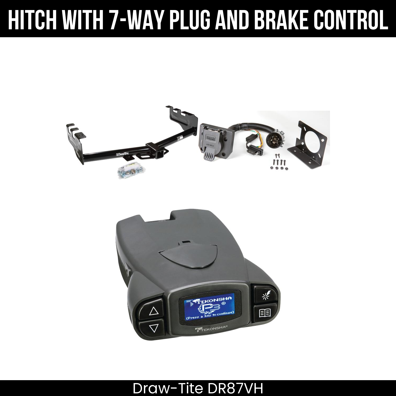 Trailer Hitch , 7-Way , Tekonsha Prodigy P3 Brake Control