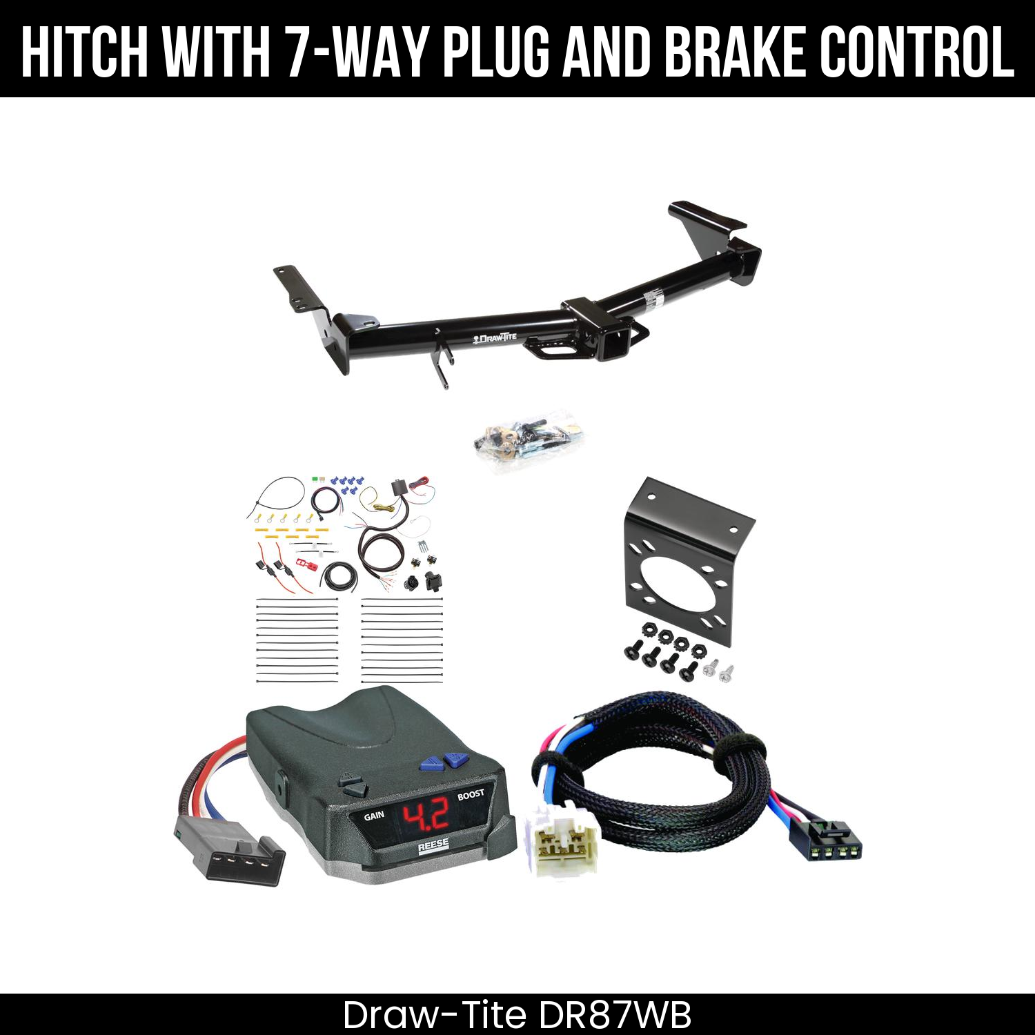 Trailer Hitch , 7-Way , Reese Brake EVN Control