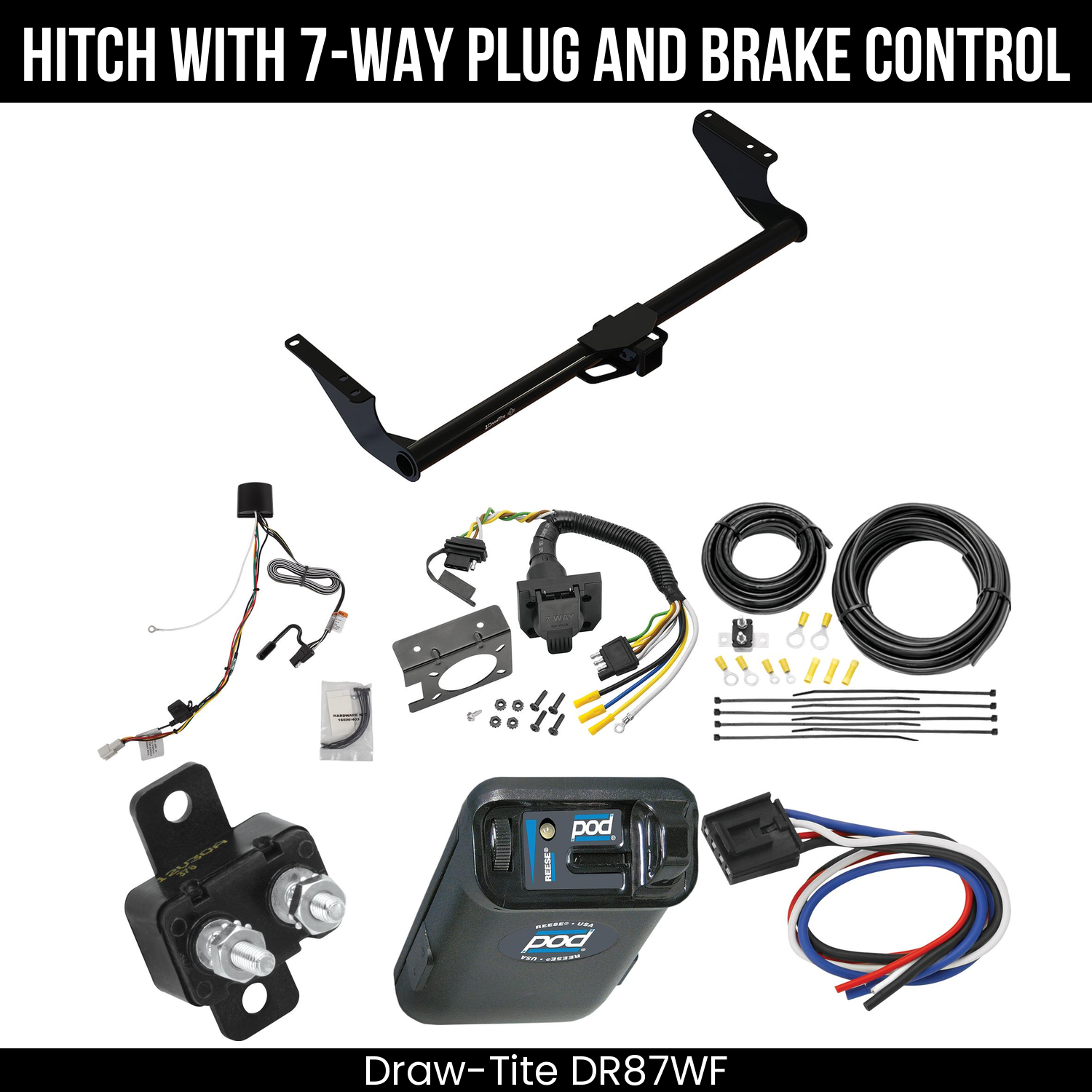 Trailer Hitch , 7-Way , Reese POD Brake Control