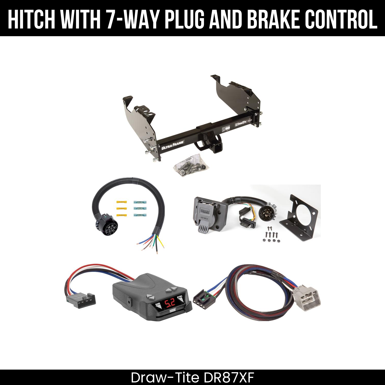 Trailer Hitch , 7-Way , Reese Brakeman IV Brake Control