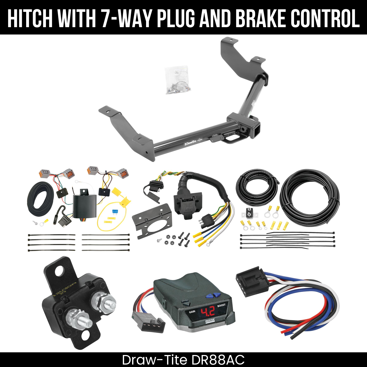 Trailer Hitch , 7-Way , Reese Brake EVN Control