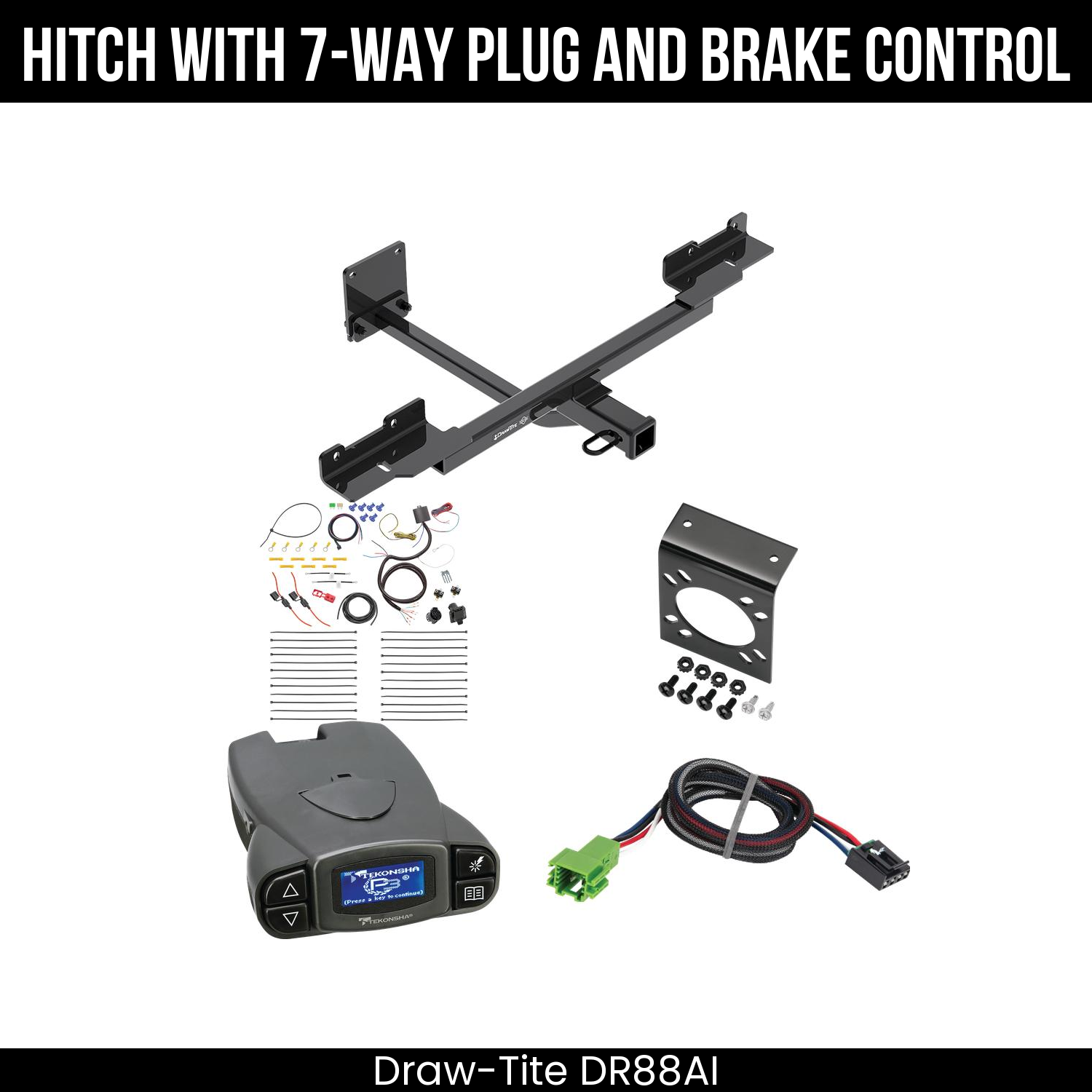 Trailer Hitch , 7-Way , Tekonsha Prodigy P3 Brake Control