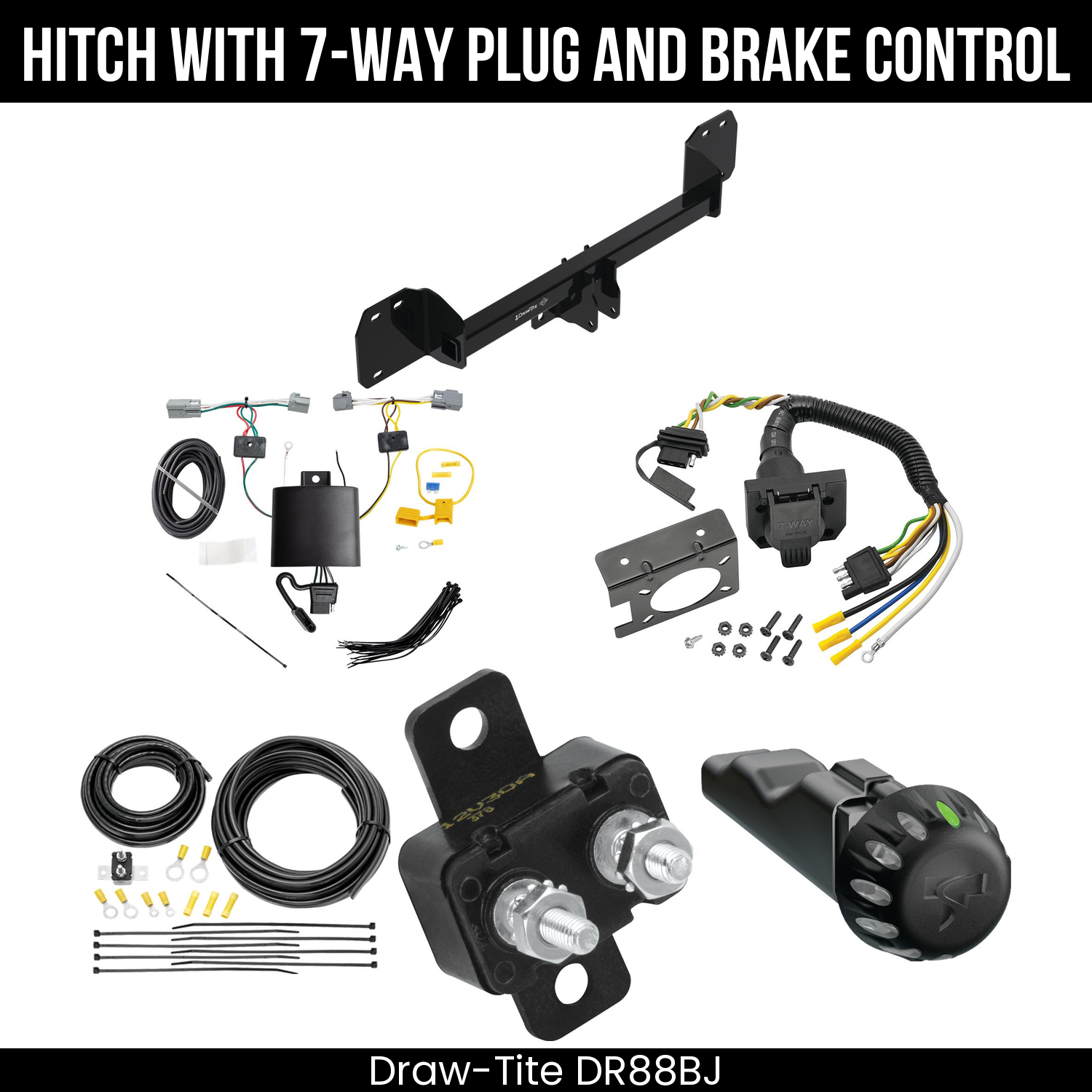 Trailer Hitch , 7-Way , Tekonsha Voyager iD Smart Brake Control