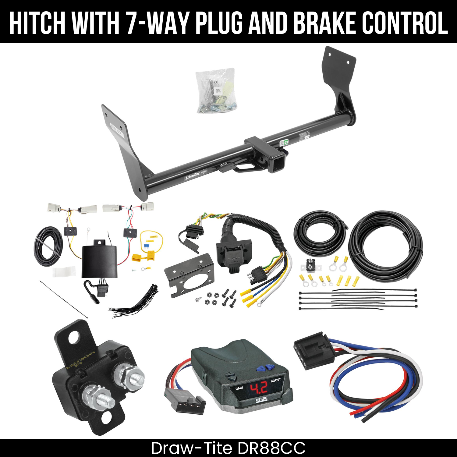 Trailer Hitch , 7-Way , Reese Brake EVN Control