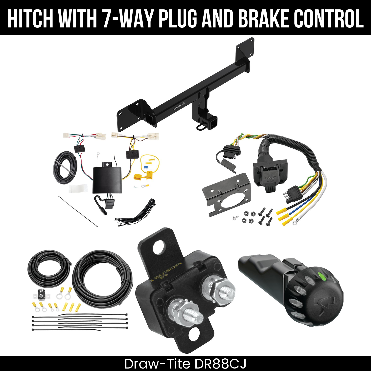 Trailer Hitch , 7-Way , Tekonsha Voyager iD Smart Brake Control