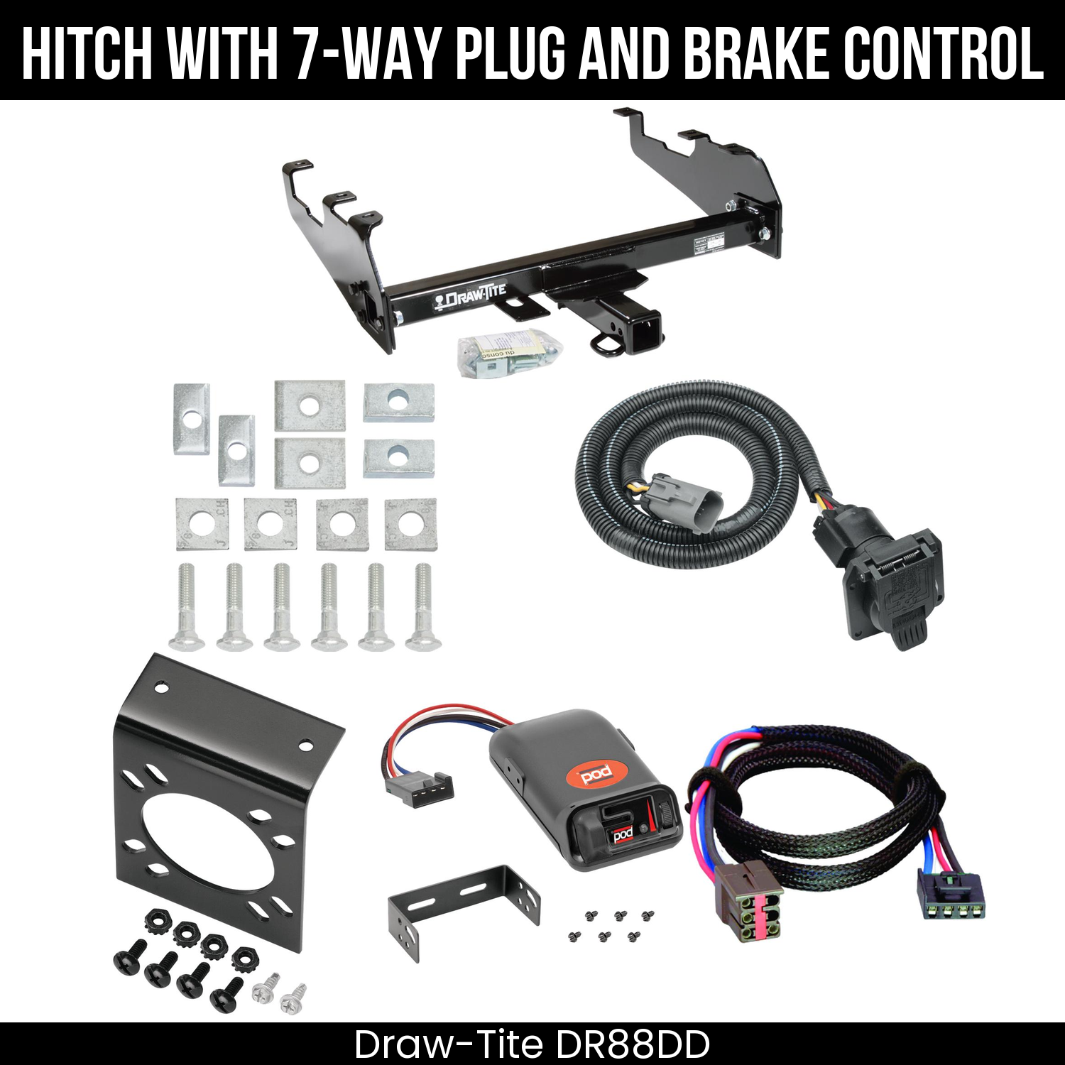 Trailer Hitch , 7-Way , Pro Series POD Brake Control